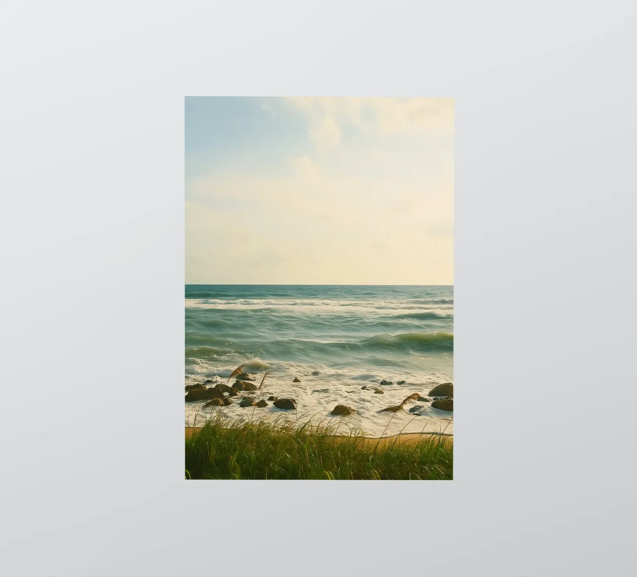 Blick auf den Ozean Sticker von PASMING