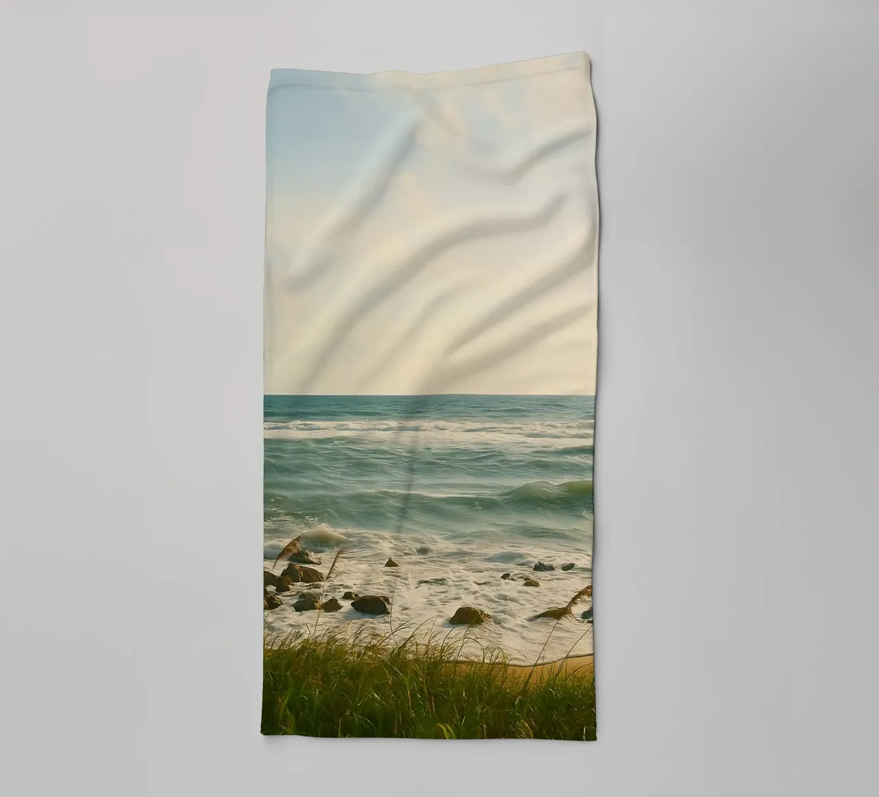 coas vue sur l'océan serviette de bain de PASMING