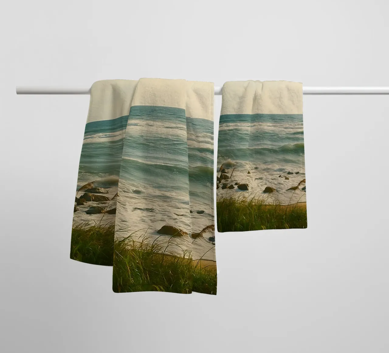 coas vue sur l'océan serviette de bain de PASMING