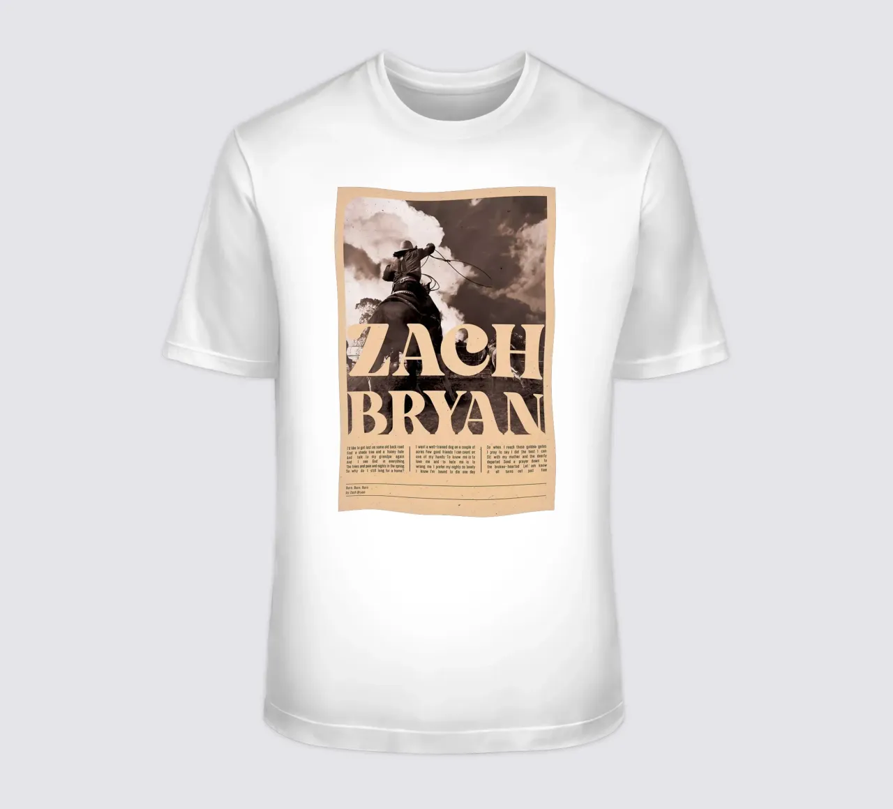 Zach Bryan t-shirt da esoygeboys