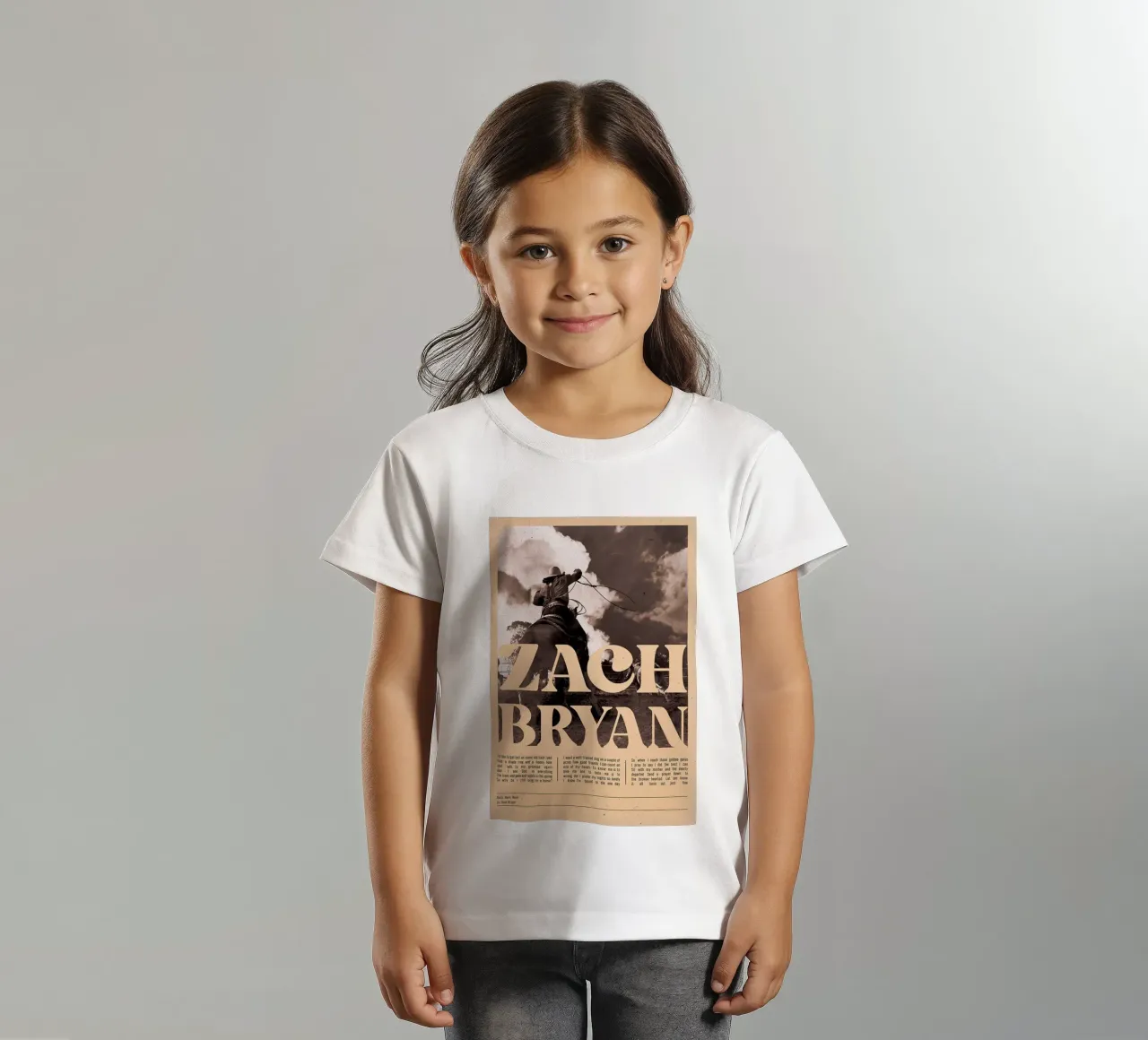 Zach Bryan t-shirt bambini da esoygeboys