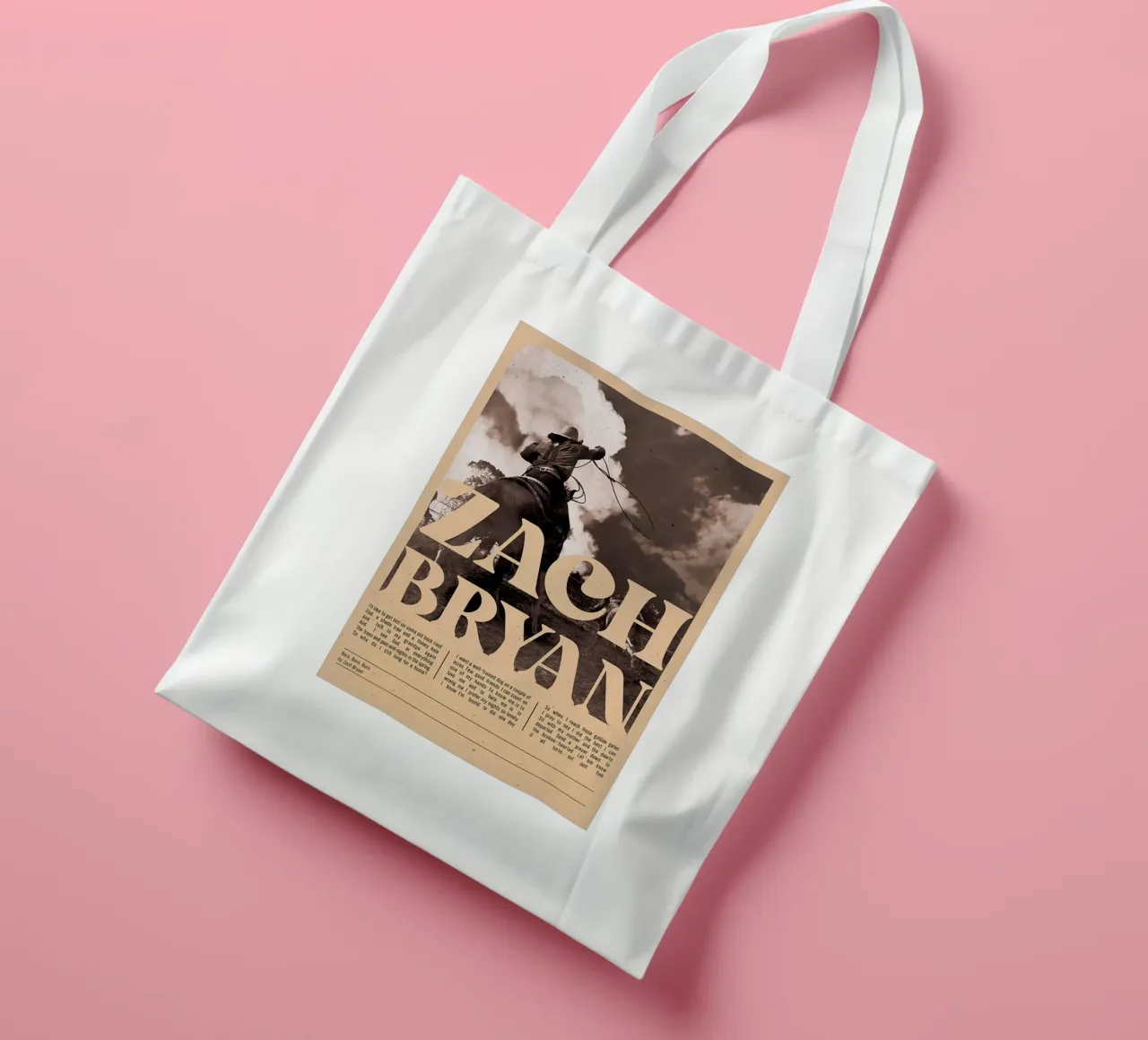 Zach Bryan borsa in juta da esoygeboys