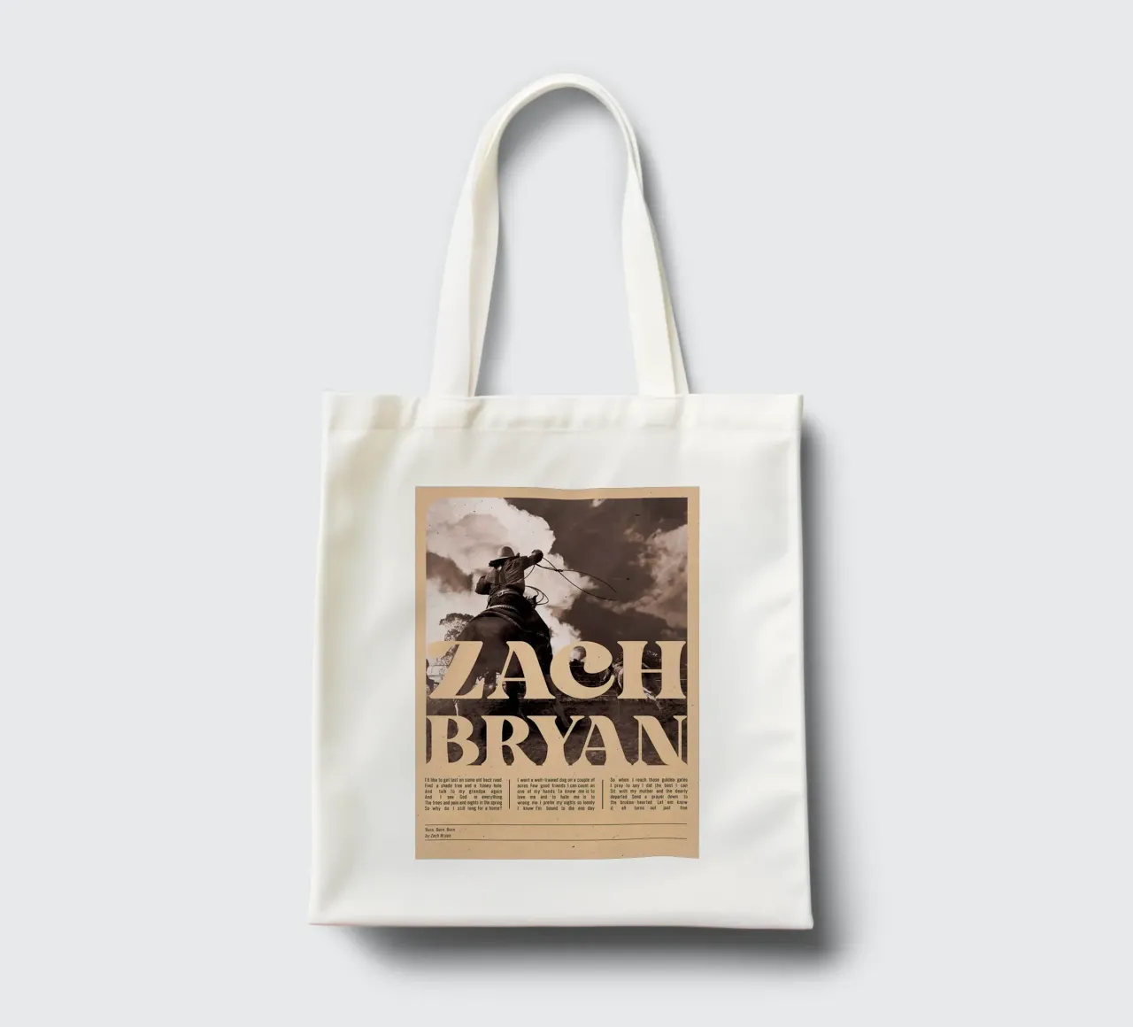 Zach Bryan borsa in juta da esoygeboys