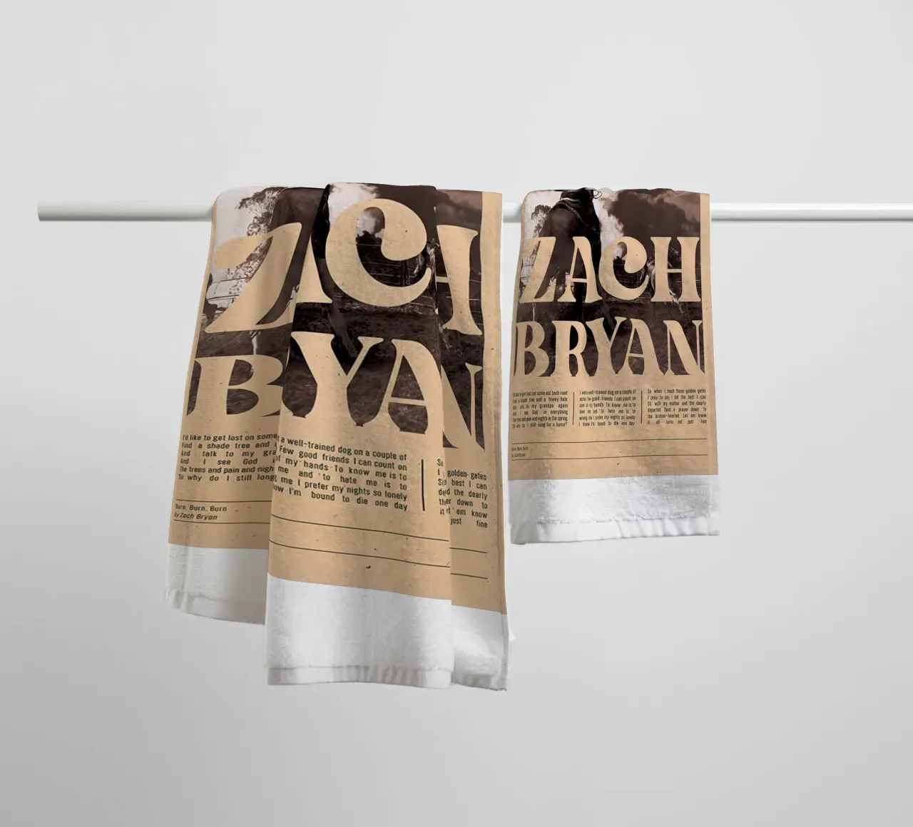 Zach Bryan Handtuch von esoygeboys