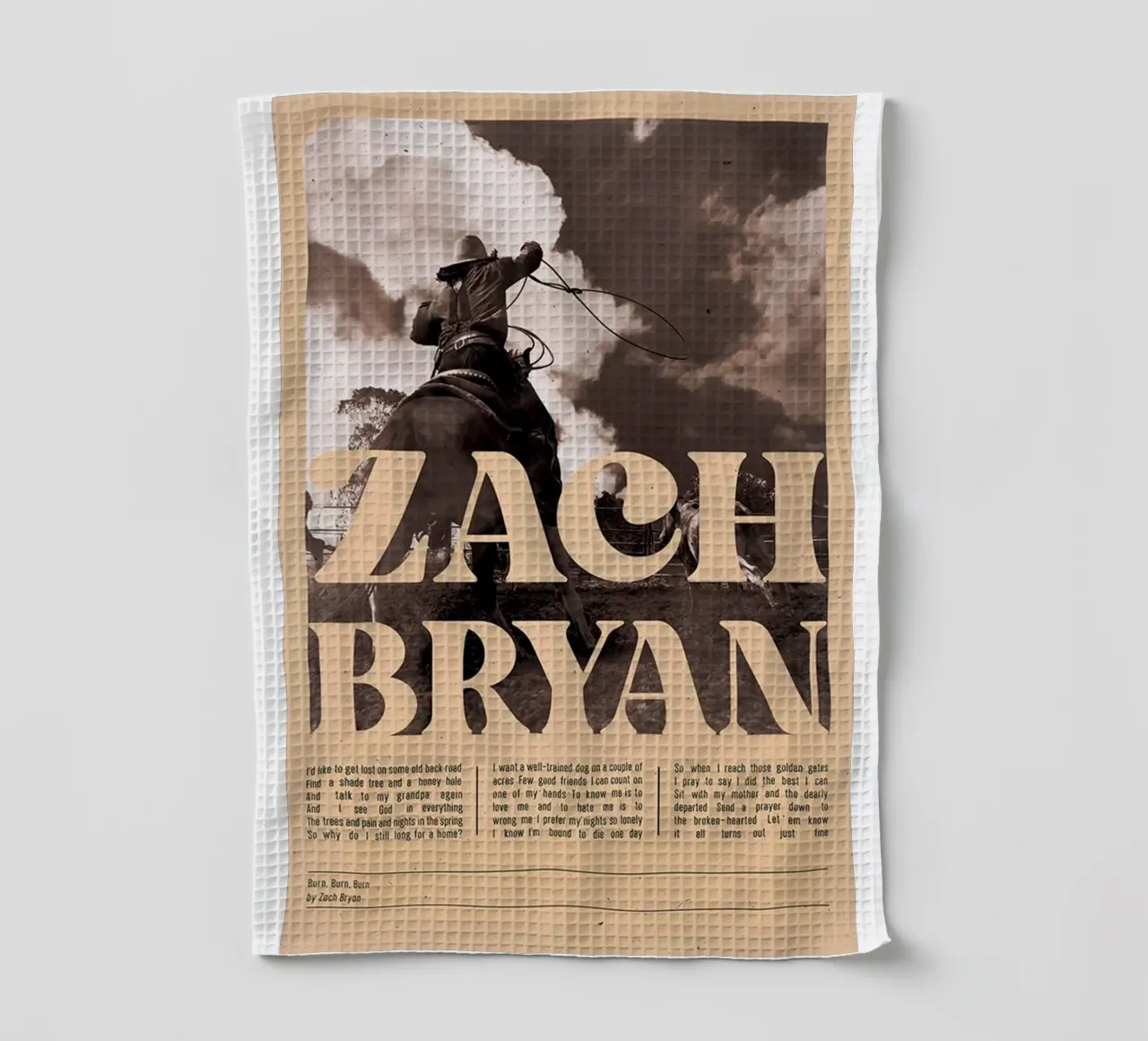Zach Bryan torchon de esoygeboys