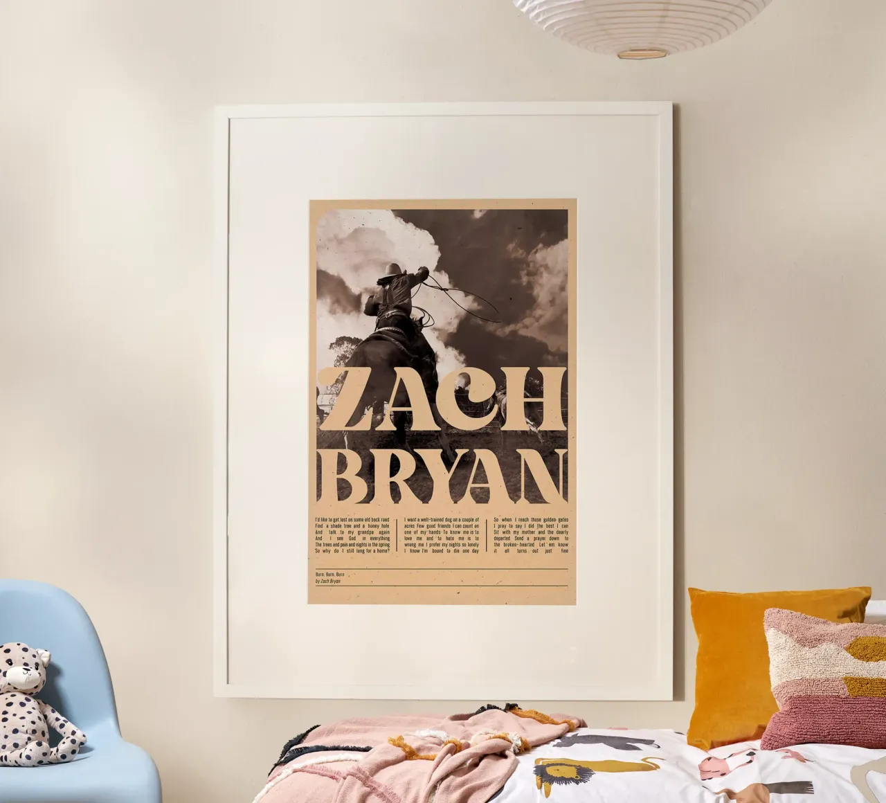 Zach Bryan carta hahnemühle da esoygeboys