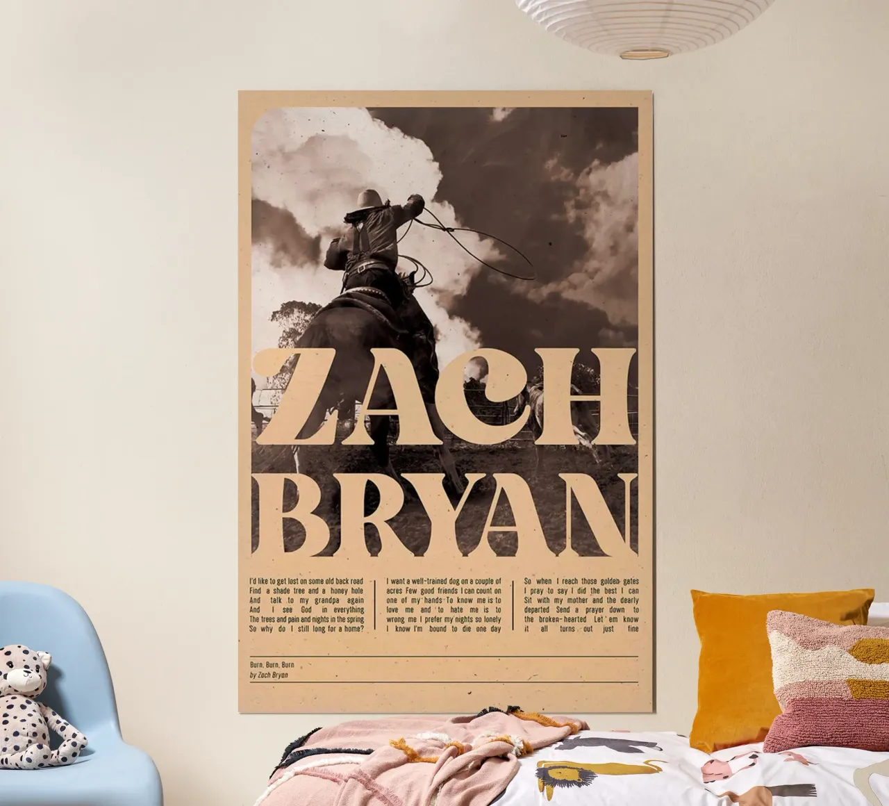 Zach Bryan carta hahnemühle da esoygeboys