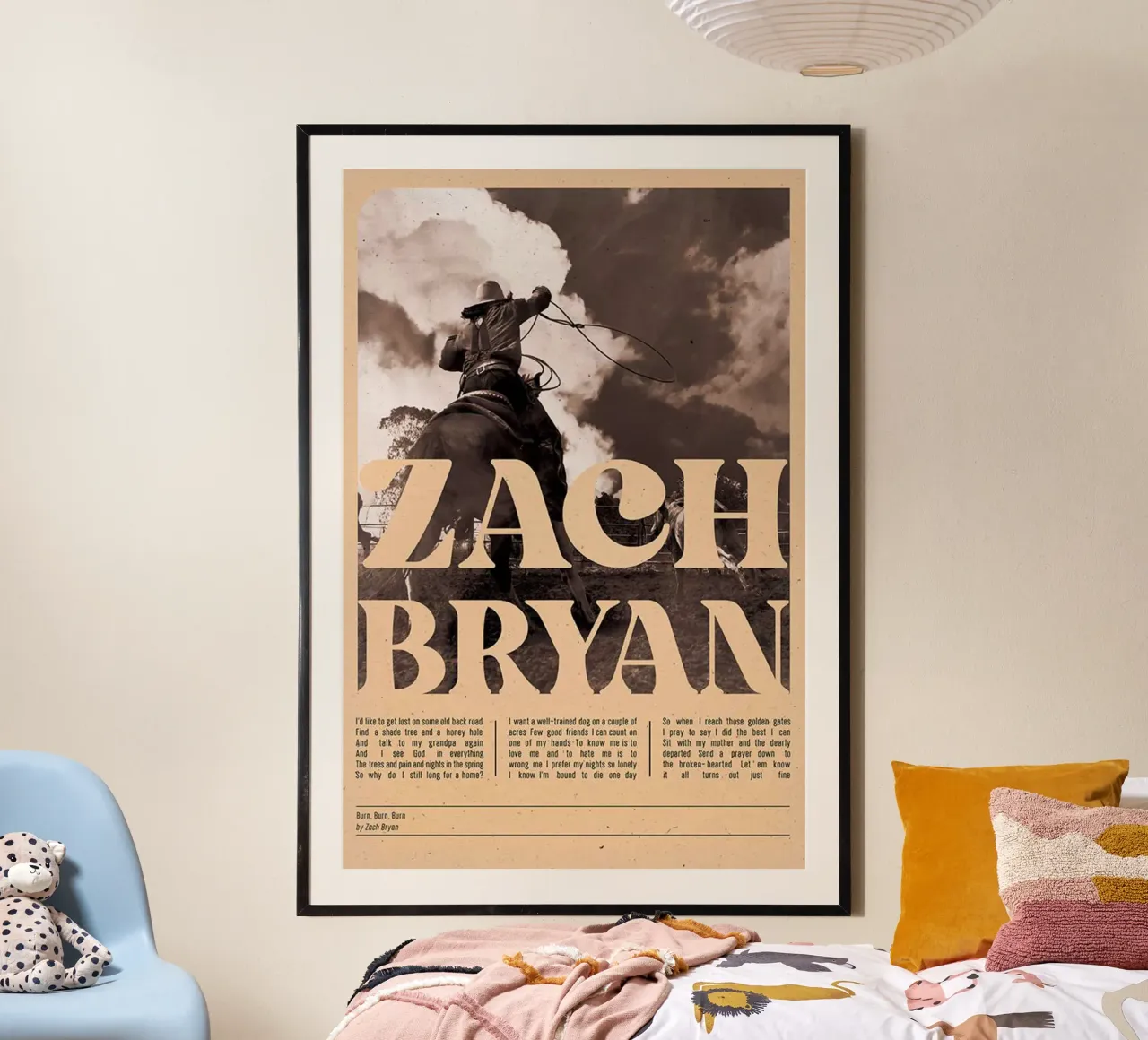 Zach Bryan carta hahnemühle da esoygeboys