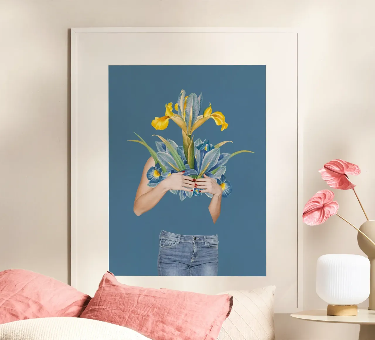 Collageri - Tenere insieme le mie cose poster con telaio in plastica da The Artcircle