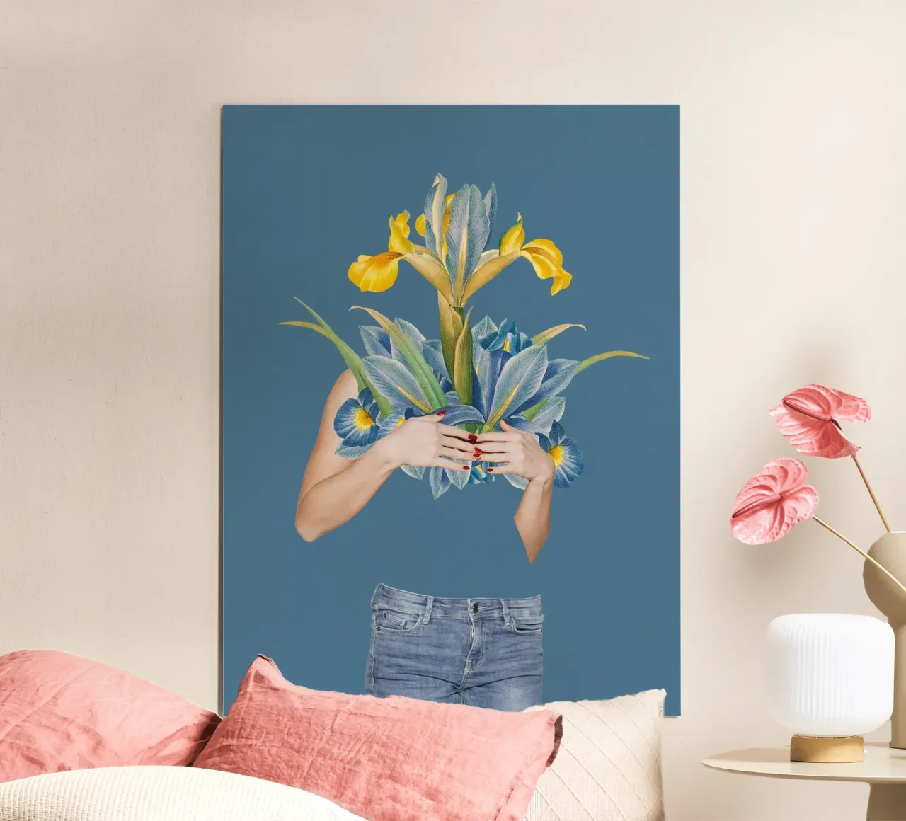 Collageri - Tenere insieme le mie cose poster con telaio in plastica da The Artcircle