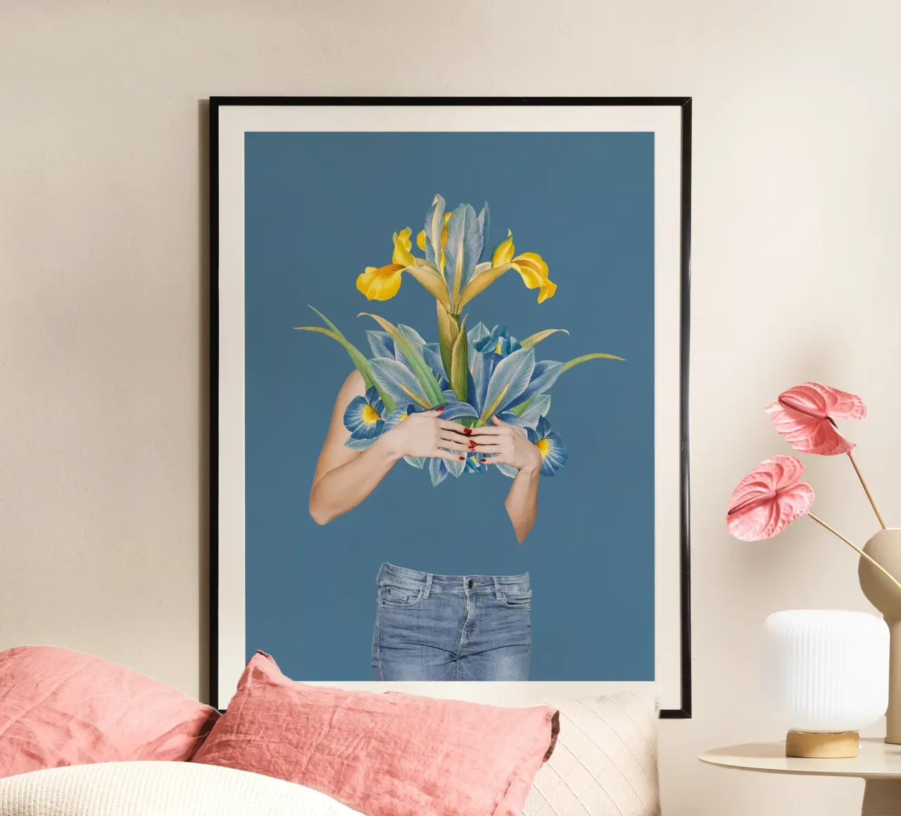 Collageri - Tenere insieme le mie cose poster con telaio in plastica da The Artcircle
