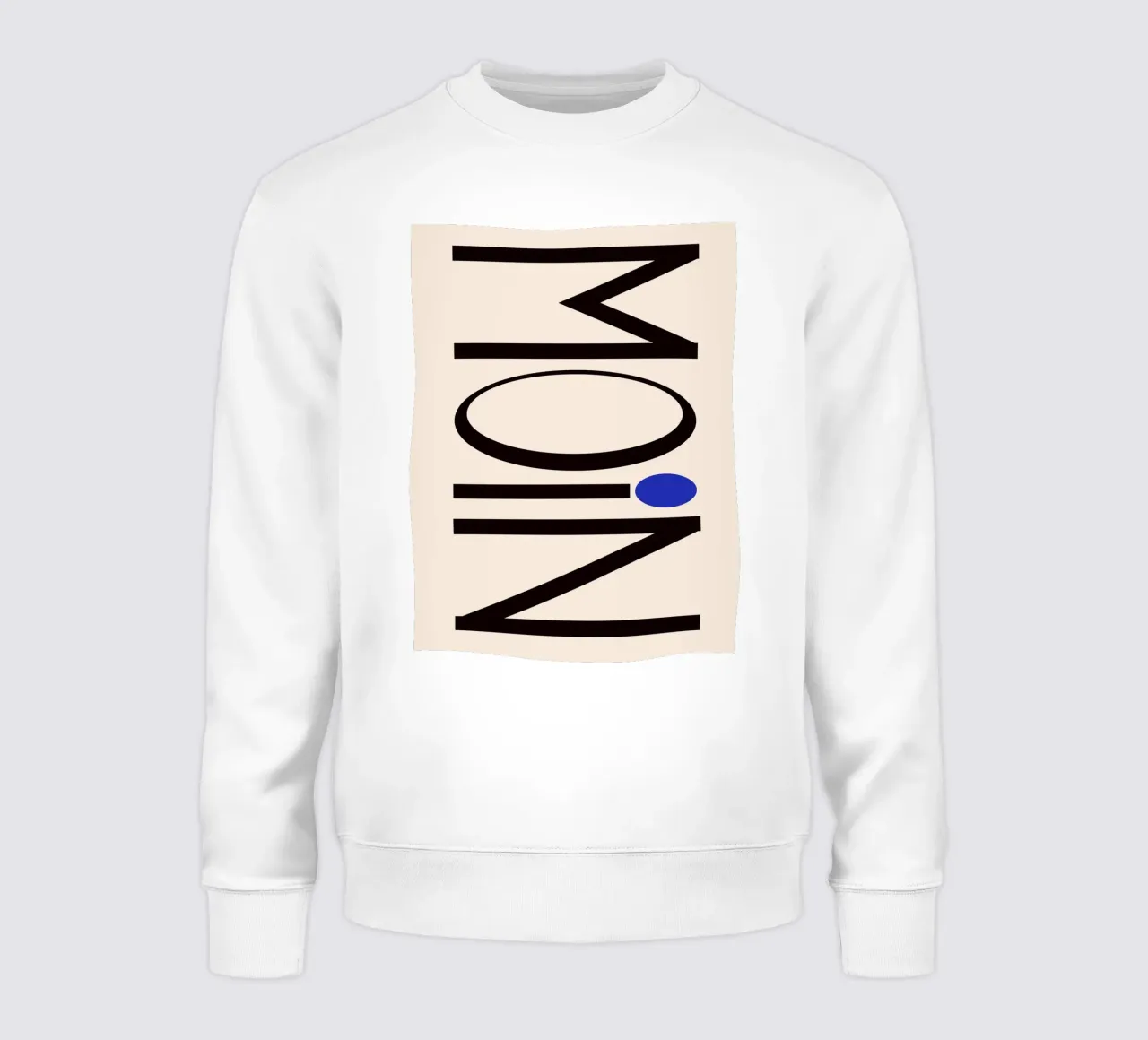 Moin typography Sweatshirt von TijanaArtStudio88