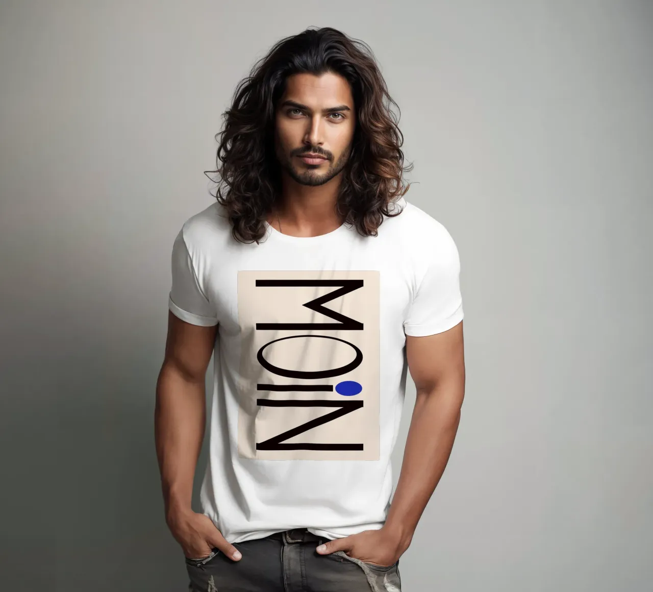 Moin typography t-shirt da TijanaArtStudio88