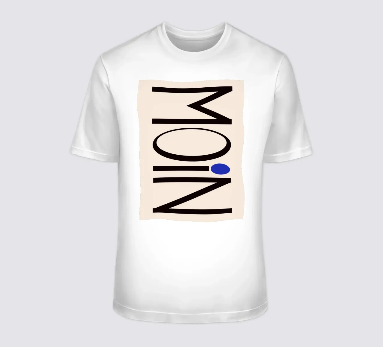 Moin typography t-shirt da TijanaArtStudio88