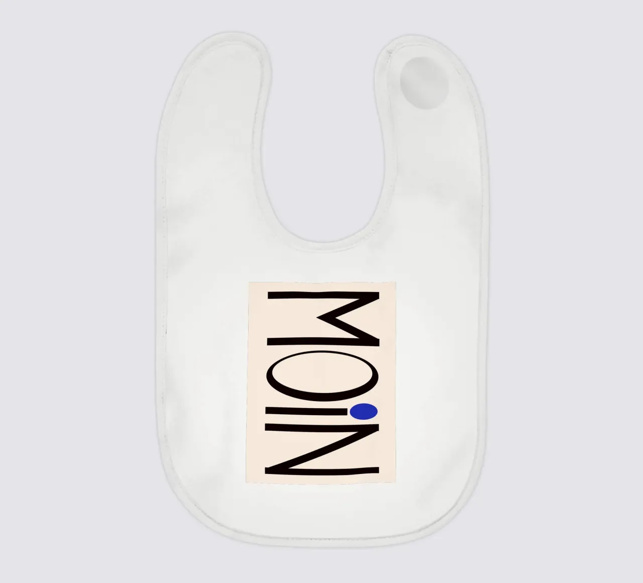 Moin typography Babylätzchen von TijanaArtStudio88