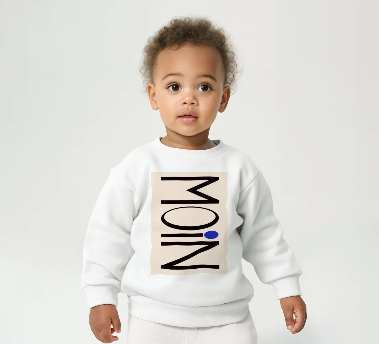 Moin typography felpa neonato da TijanaArtStudio88