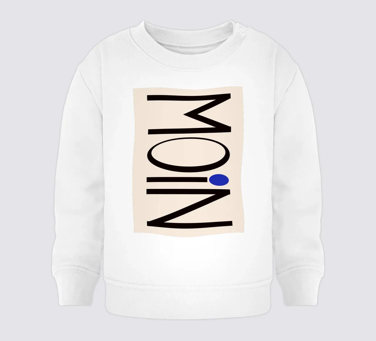 Moin typography felpa neonato da TijanaArtStudio88