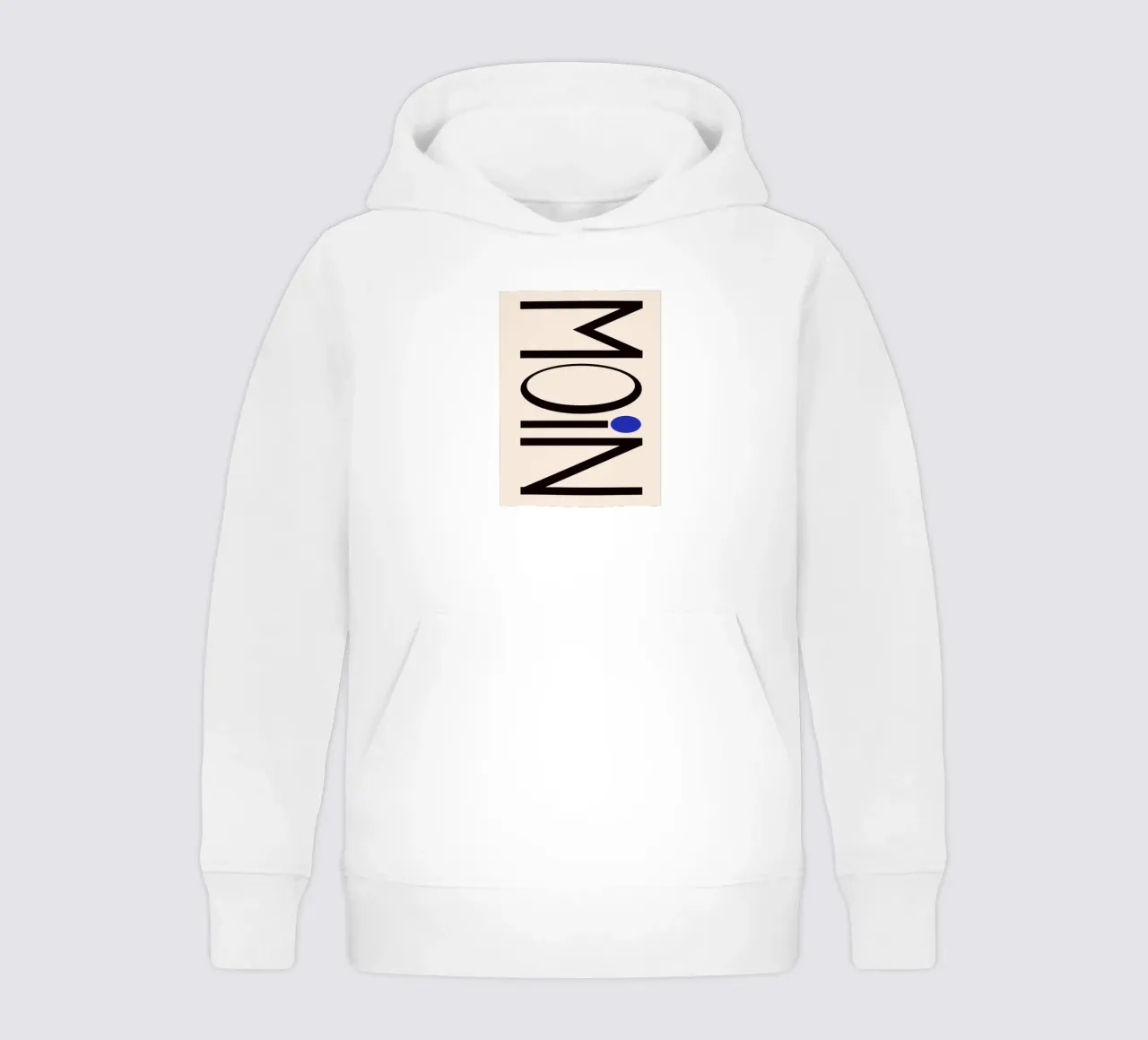 Moin typography felpa bambino con cappuccio da TijanaArtStudio88
