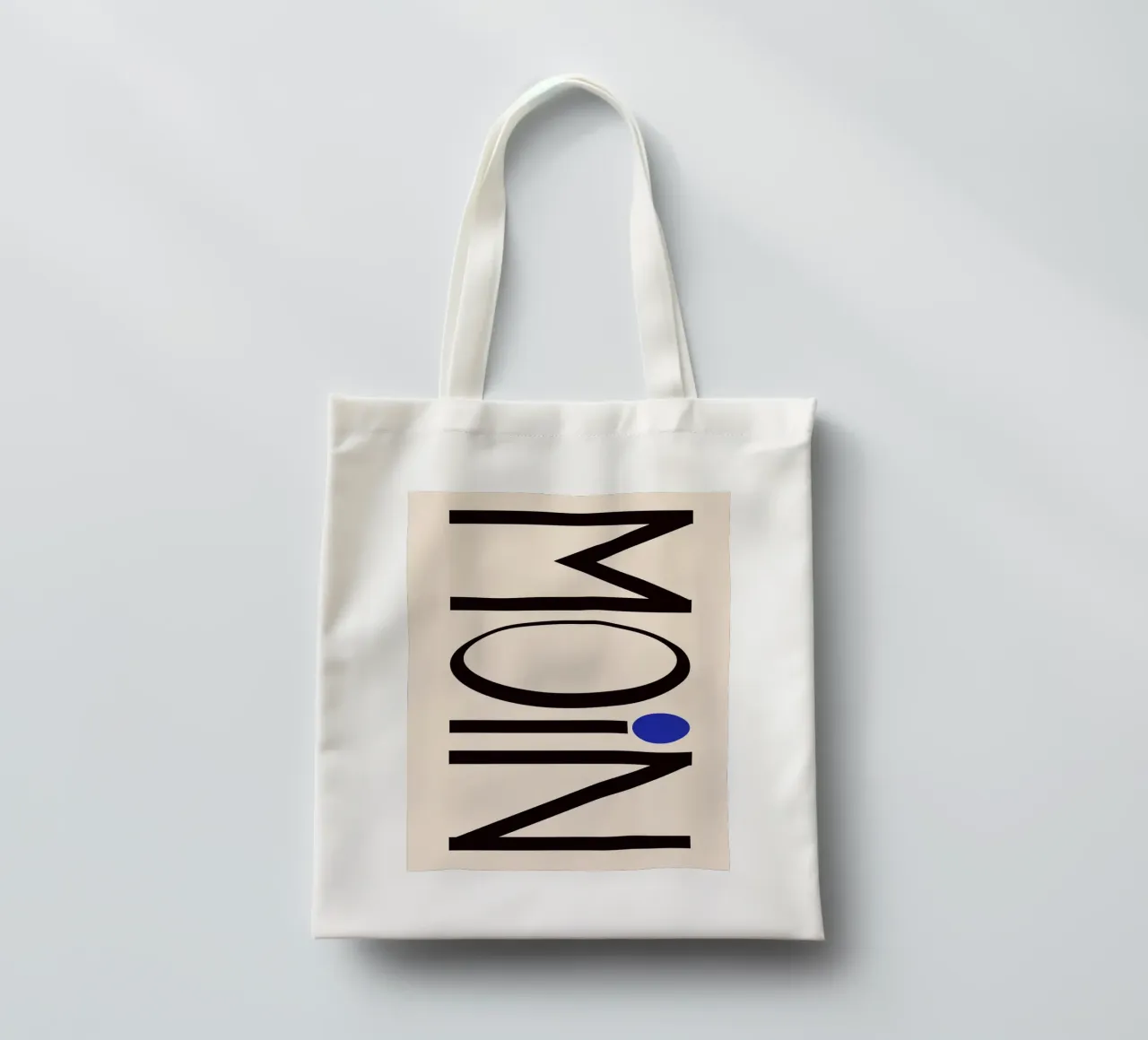 Moin typography borsa in juta da TijanaArtStudio88
