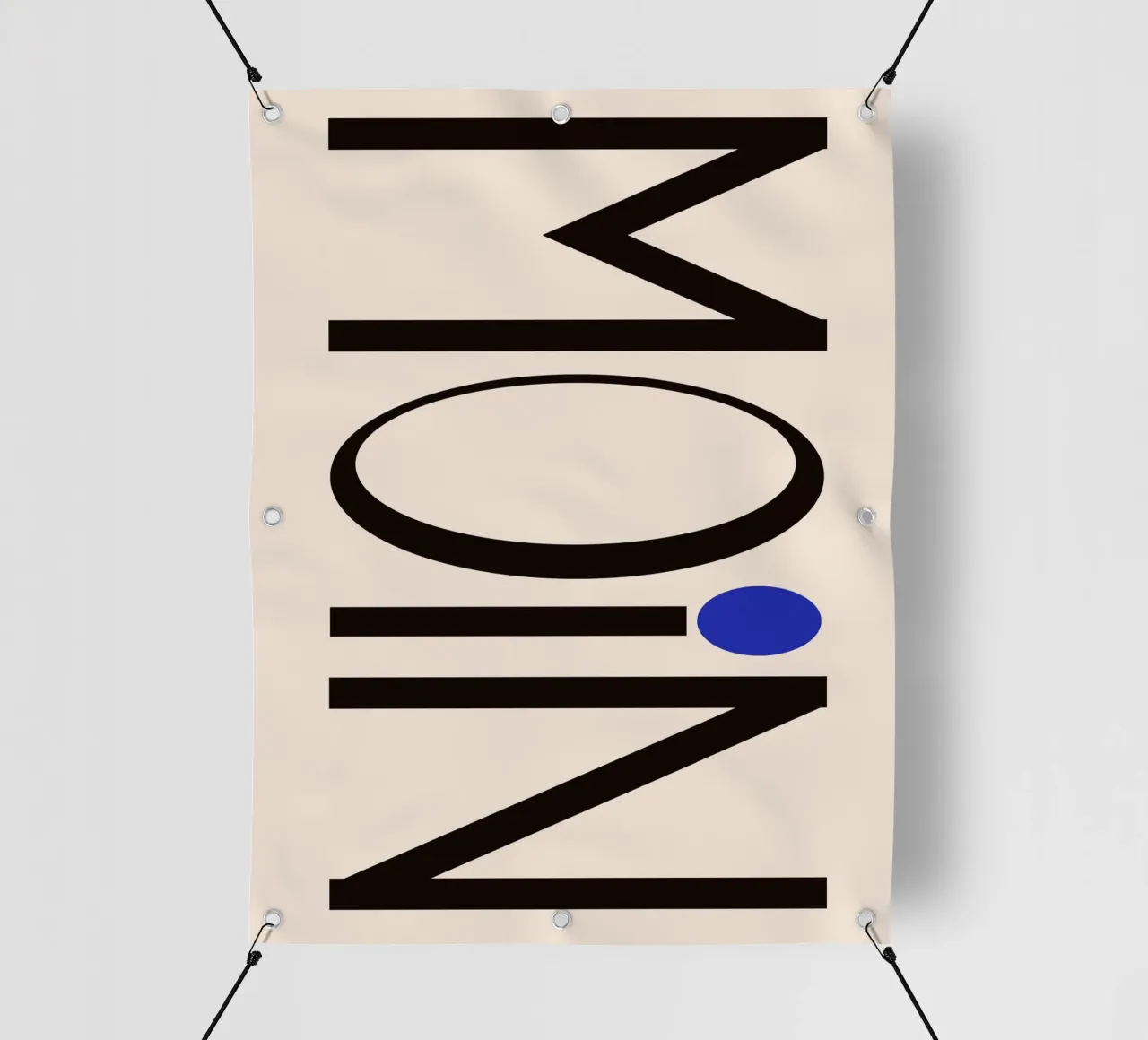 Moin typography telo in pvc da TijanaArtStudio88