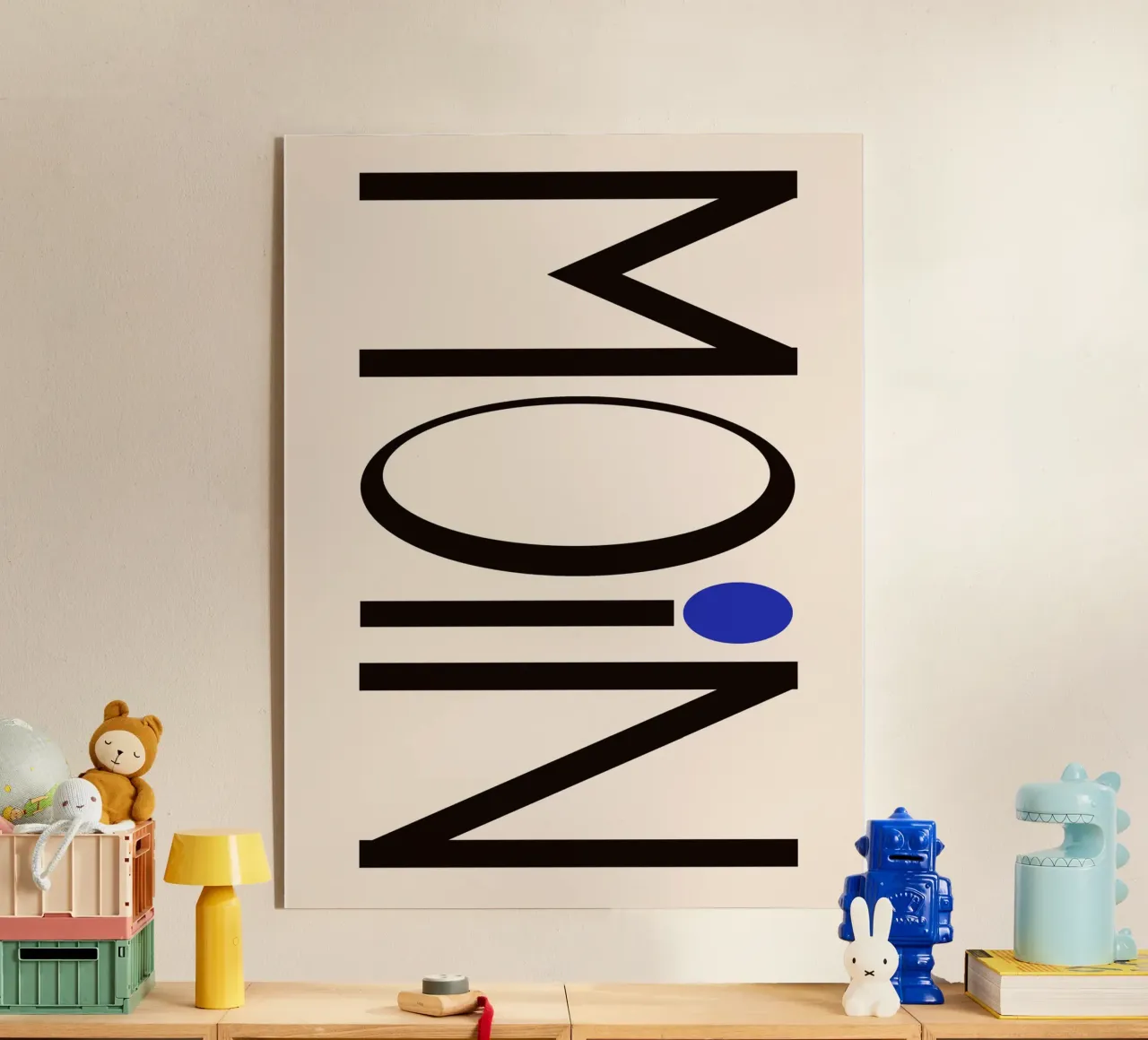 Moin typography plexiglass da TijanaArtStudio88