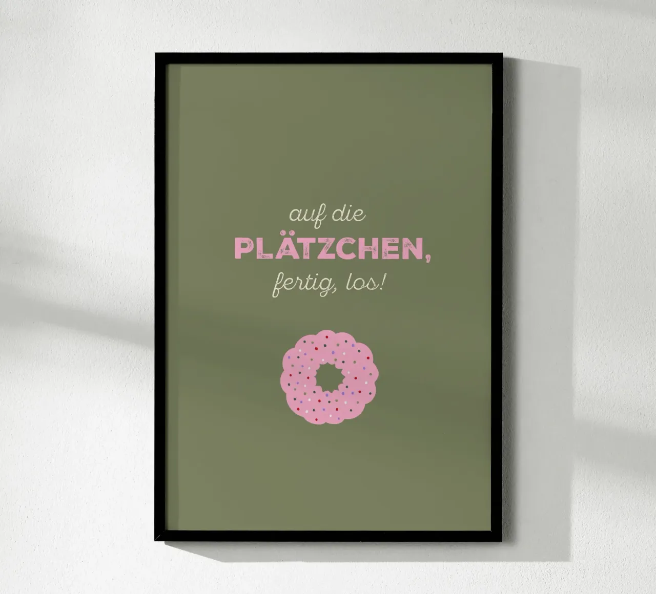 Sui biscotti, pronti, via poster da Carolin Vonhoff
