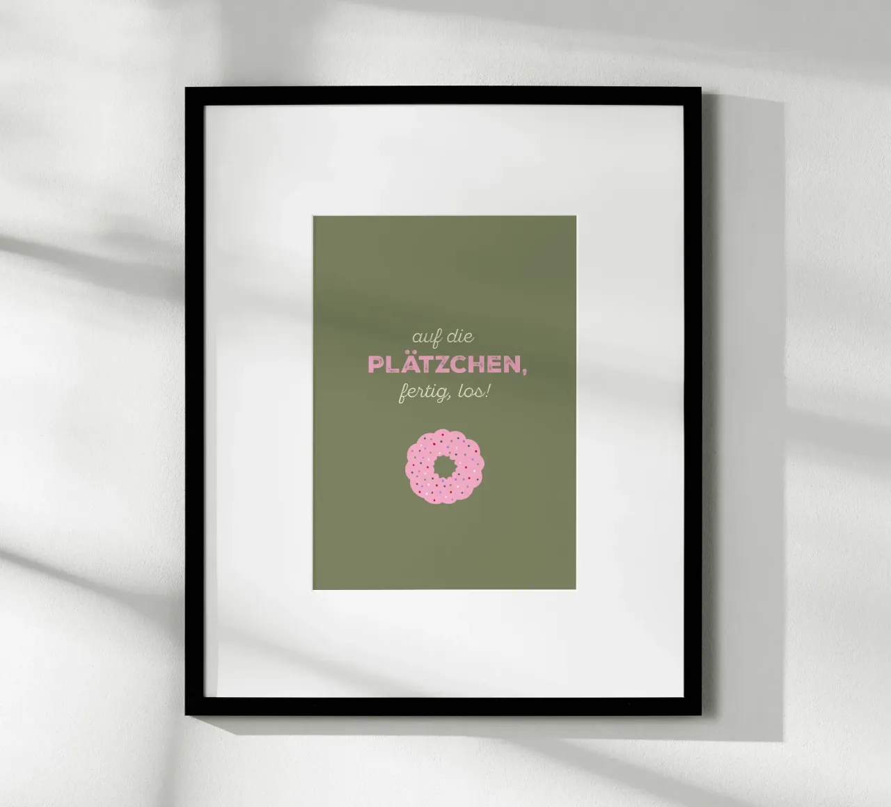 Sui biscotti, pronti, via poster da Carolin Vonhoff