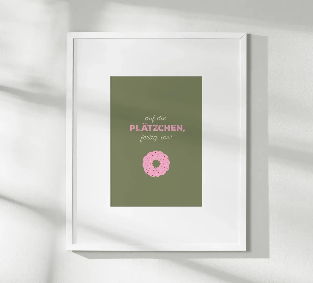 Sui biscotti, pronti, via poster da Carolin Vonhoff