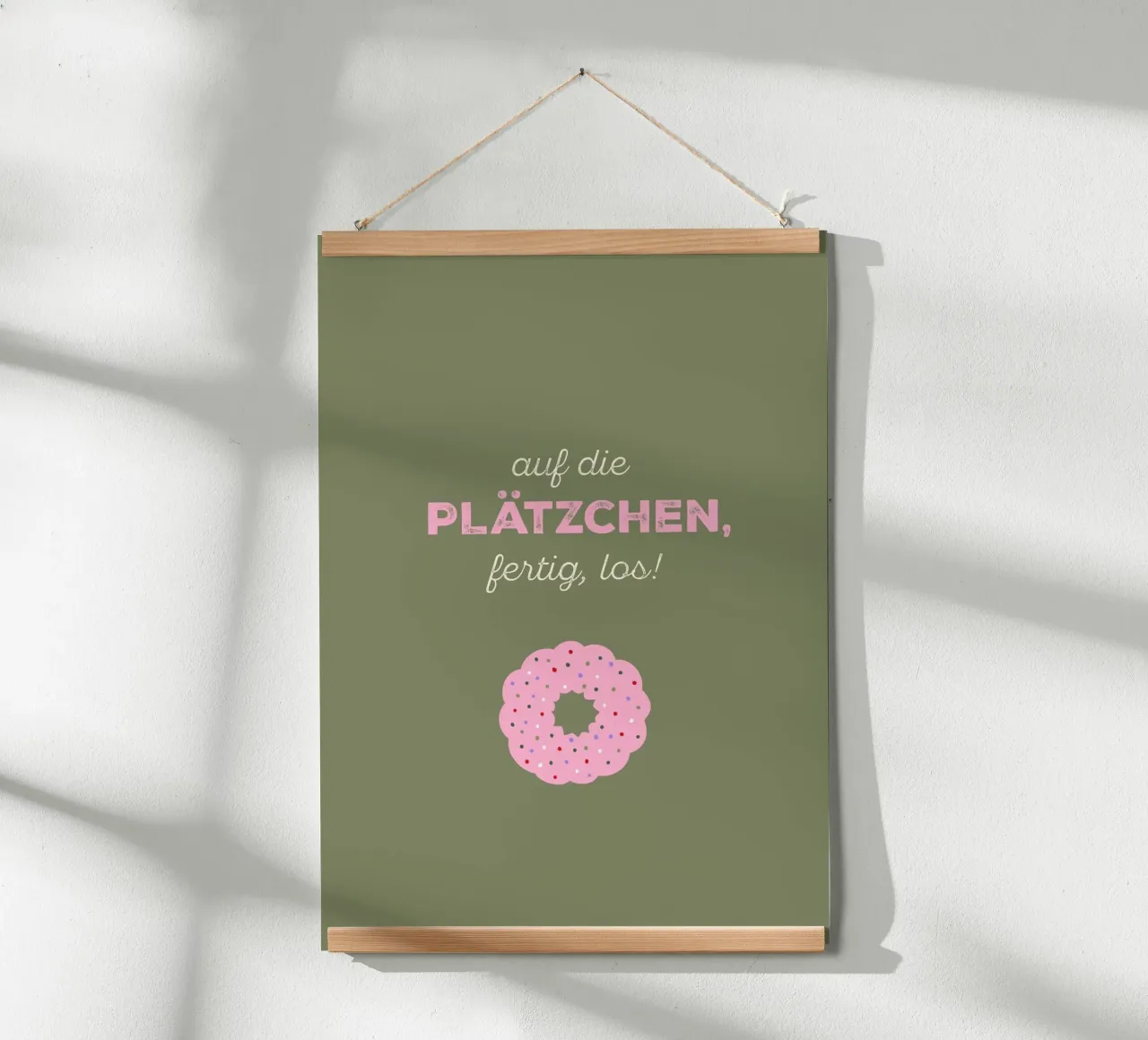 Sui biscotti, pronti, via poster da Carolin Vonhoff