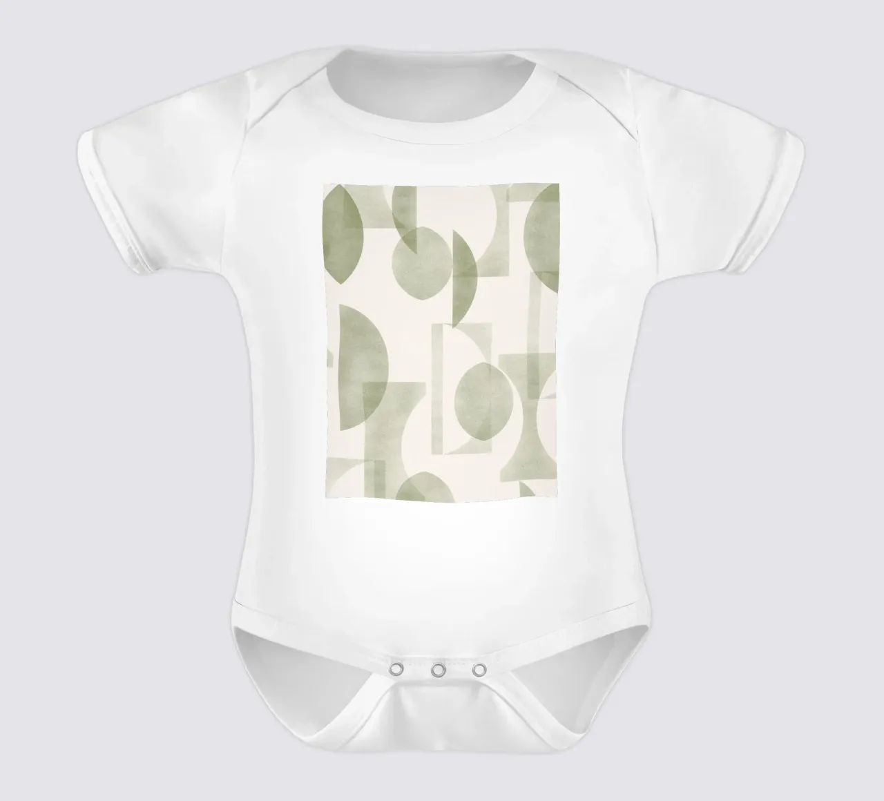 Armonica Olive body neonato maniche corte da designdn