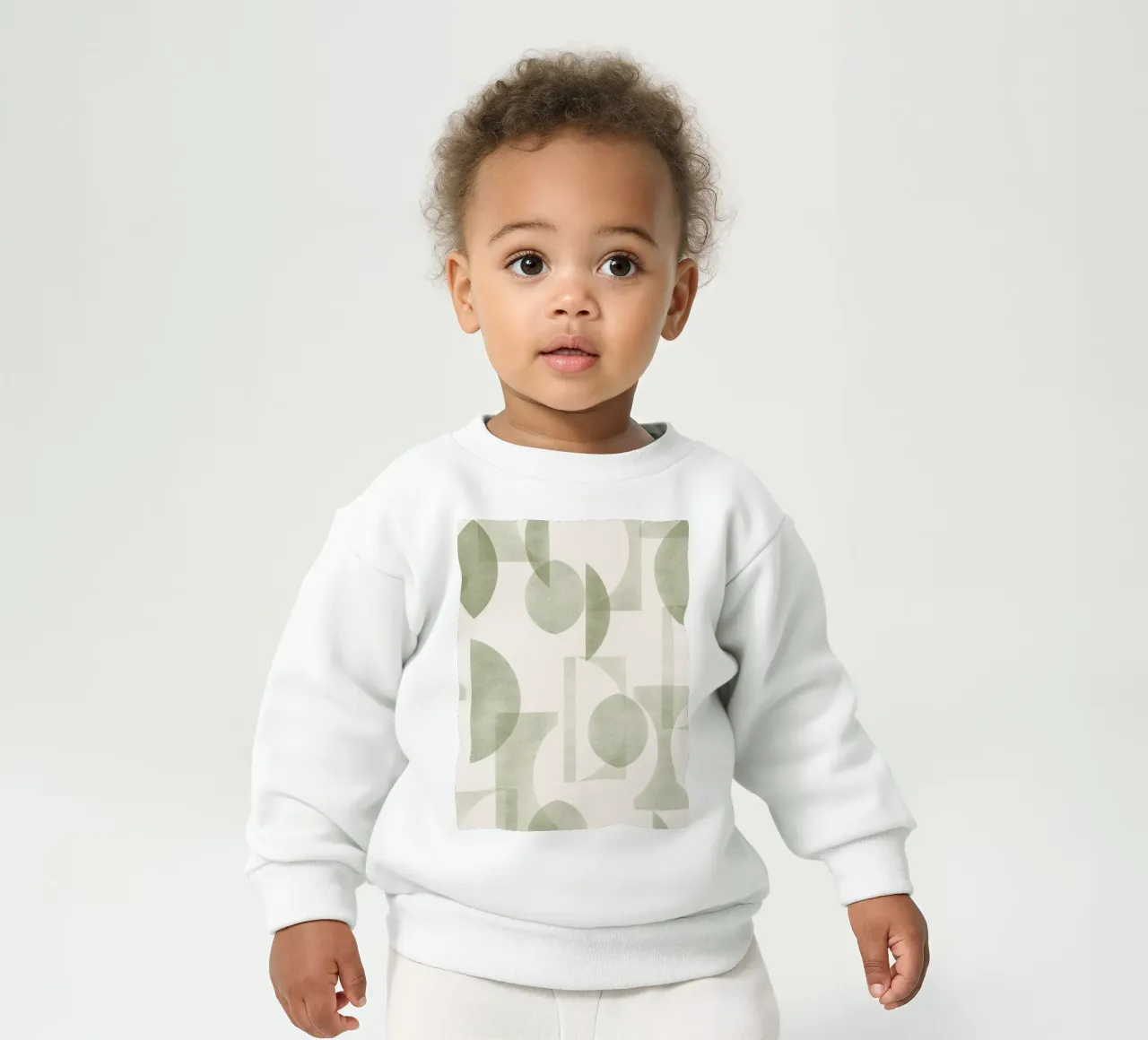 Armonica Olive felpa neonato da designdn