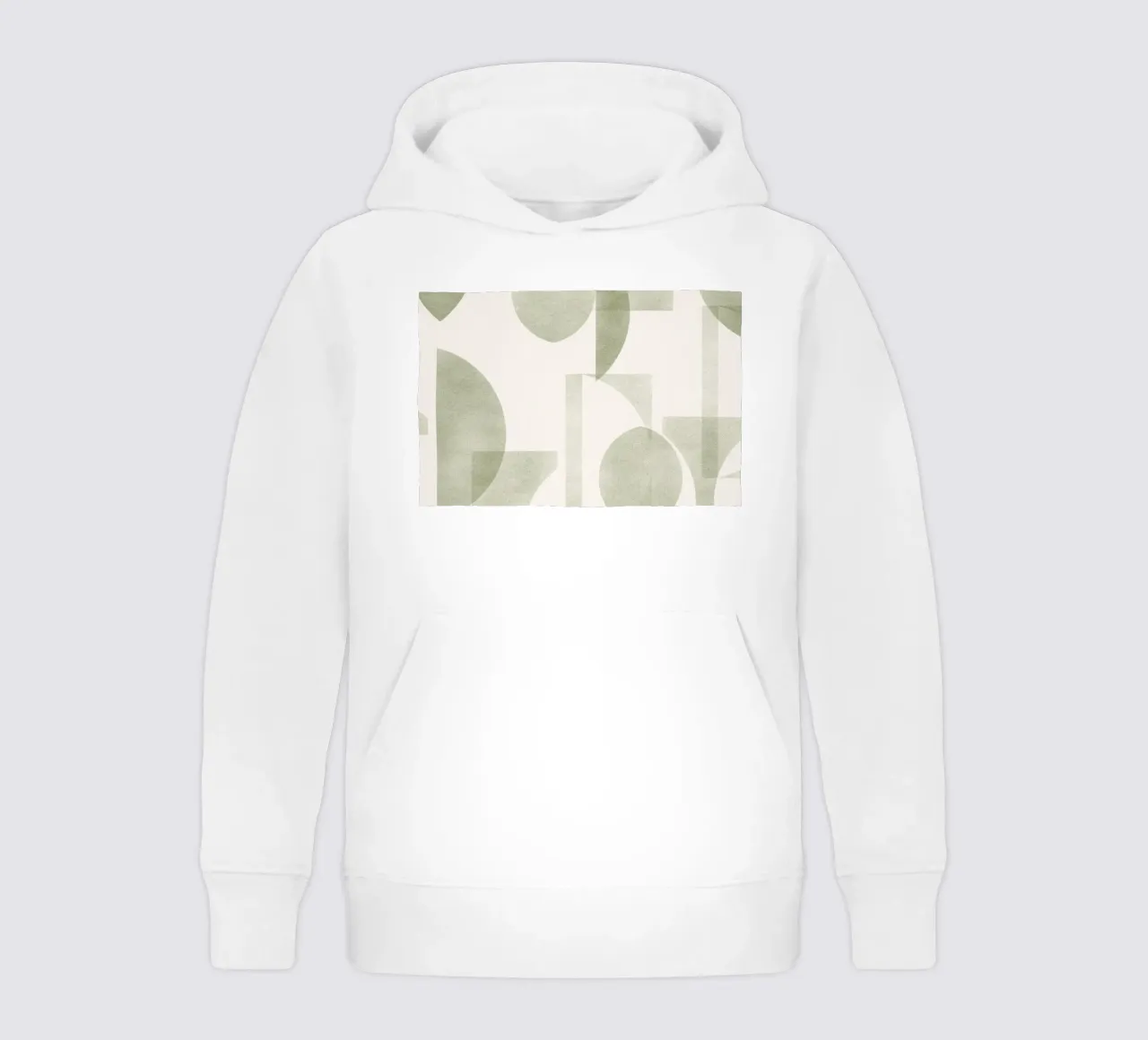 Armonica Olive felpa bambino con cappuccio da designdn