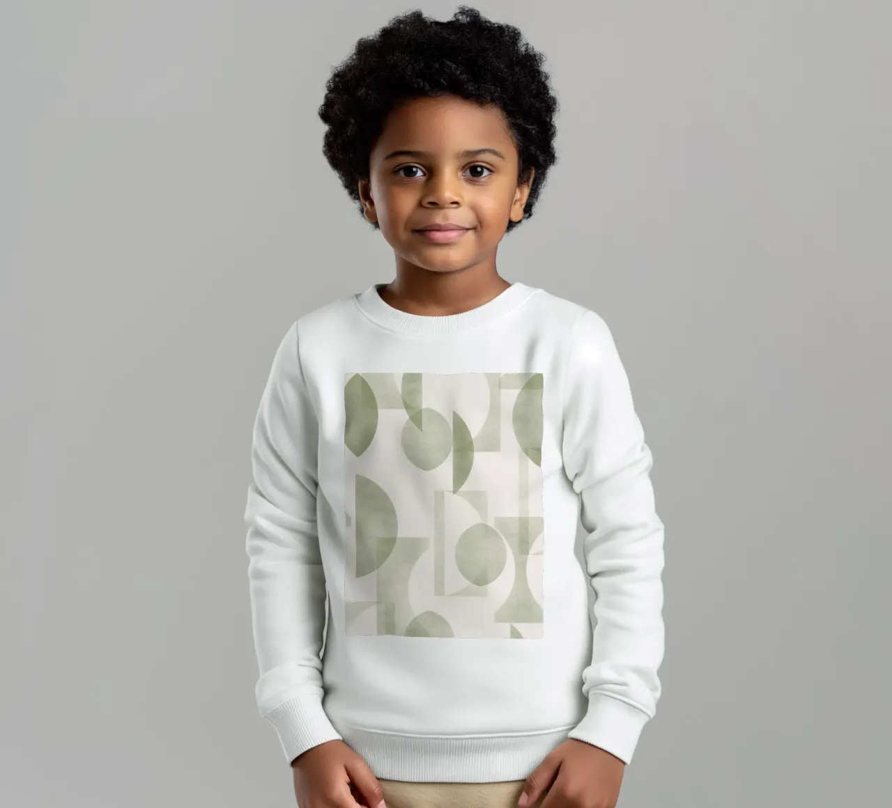 Armonica Olive felpa bambino da designdn