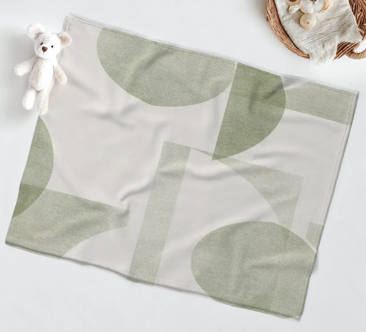 Armonica Olive coperta in pile da designdn