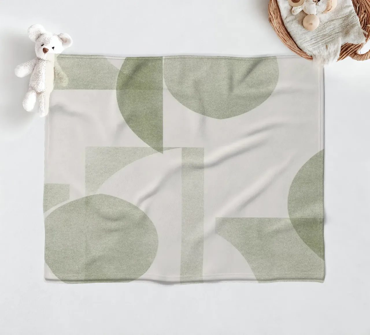 Armonica Olive coperta in pile da designdn