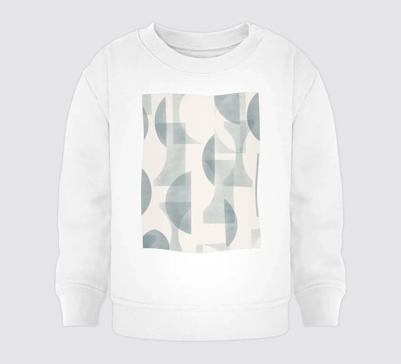 Geometrica Blue felpa neonato da designdn