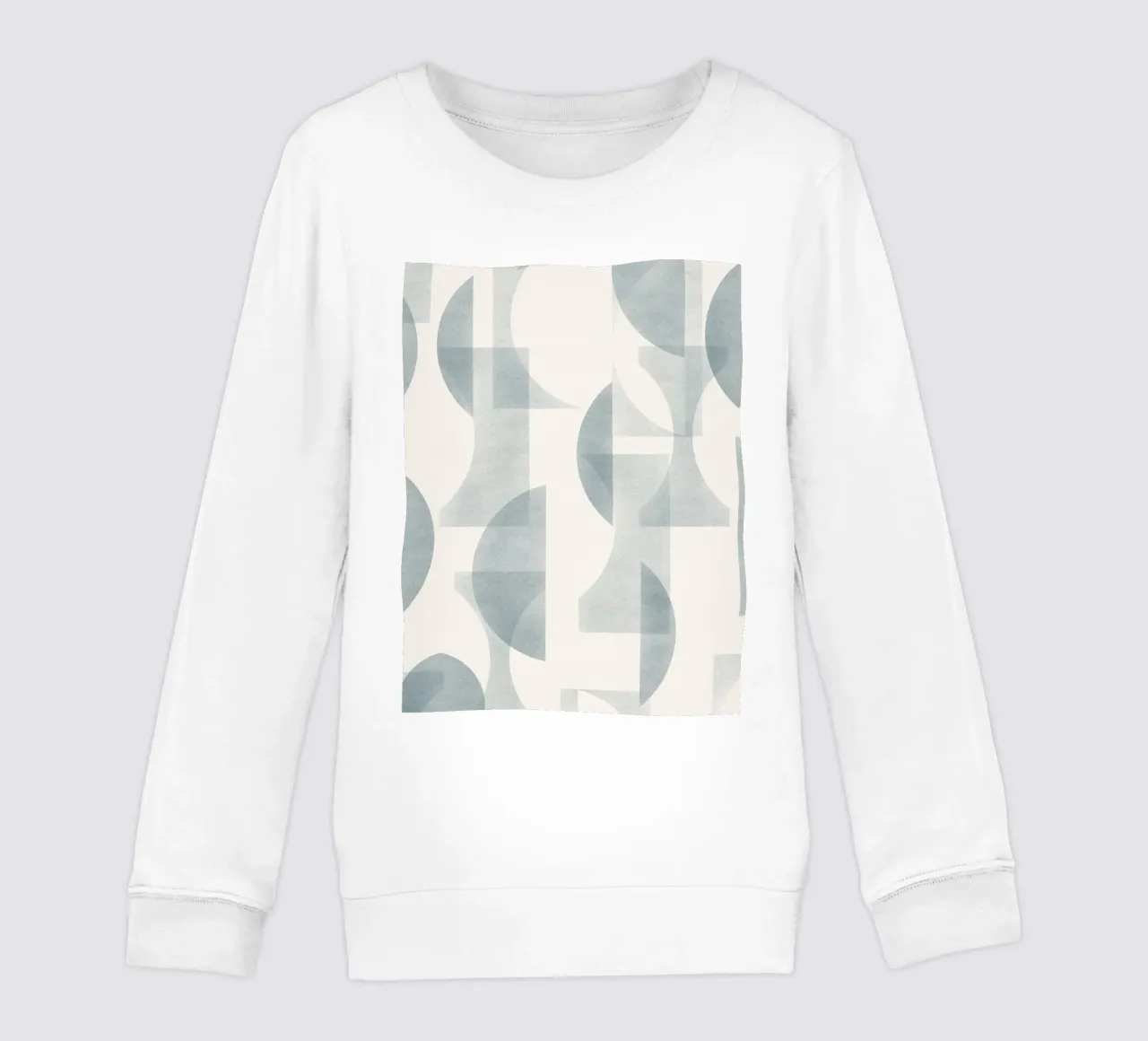 Geometrica Blue felpa bambino da designdn