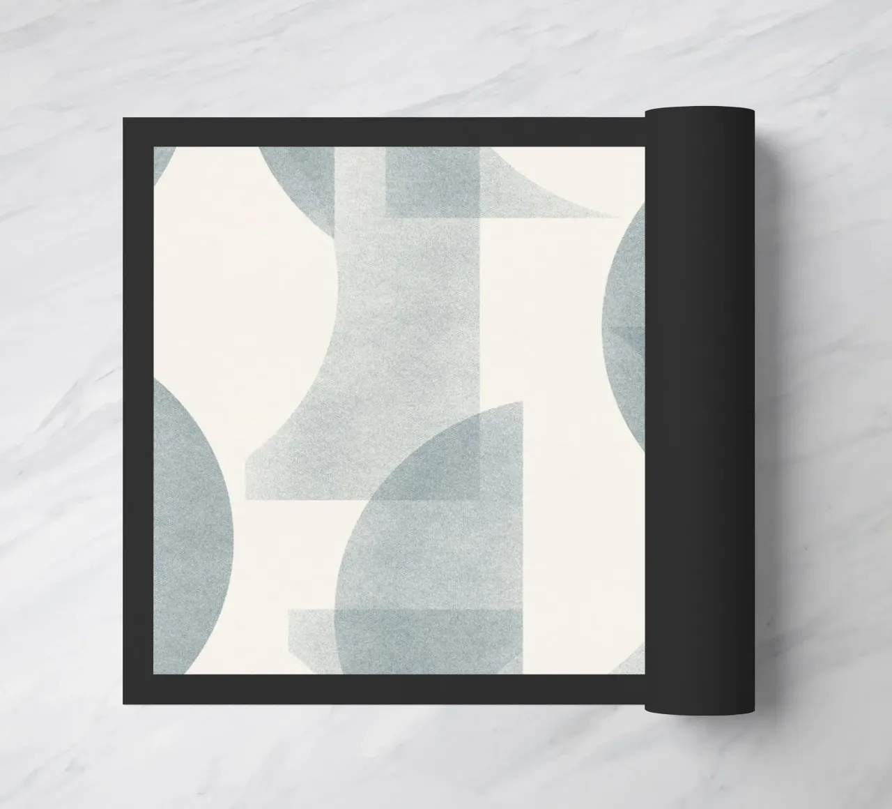 Geometrica Blue zerbino da designdn