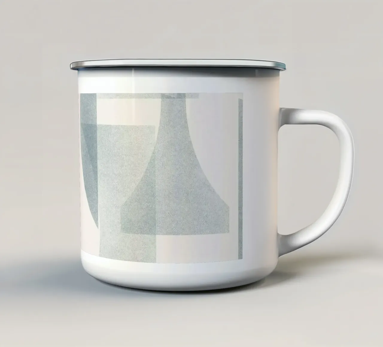 Geometrica Blue tazza in smalto da designdn
