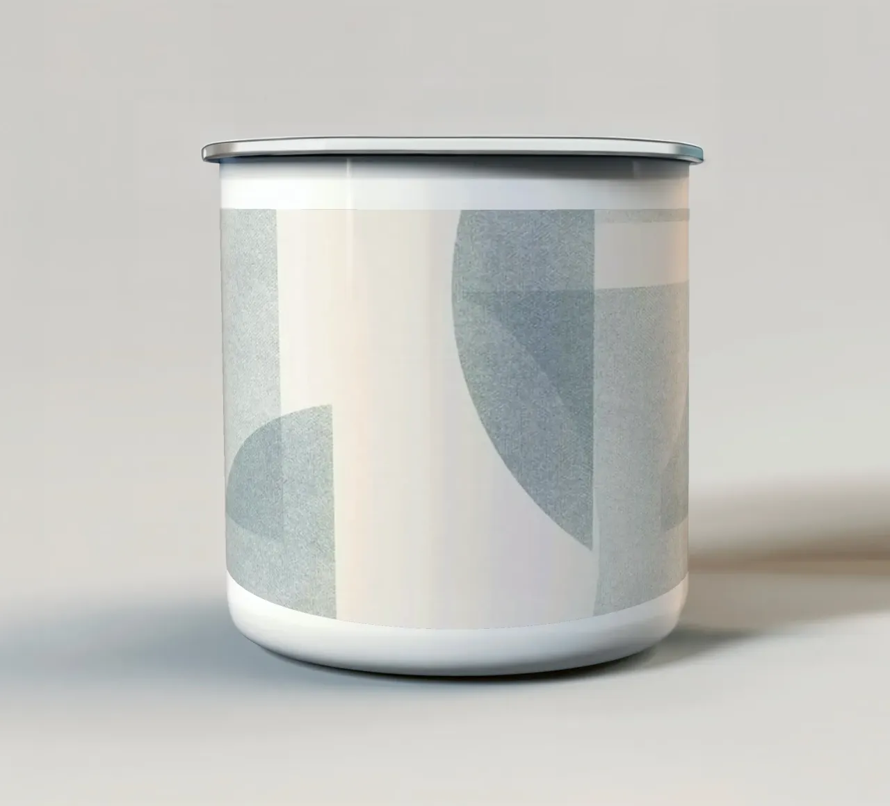 Geometrica Blue tazza in smalto da designdn