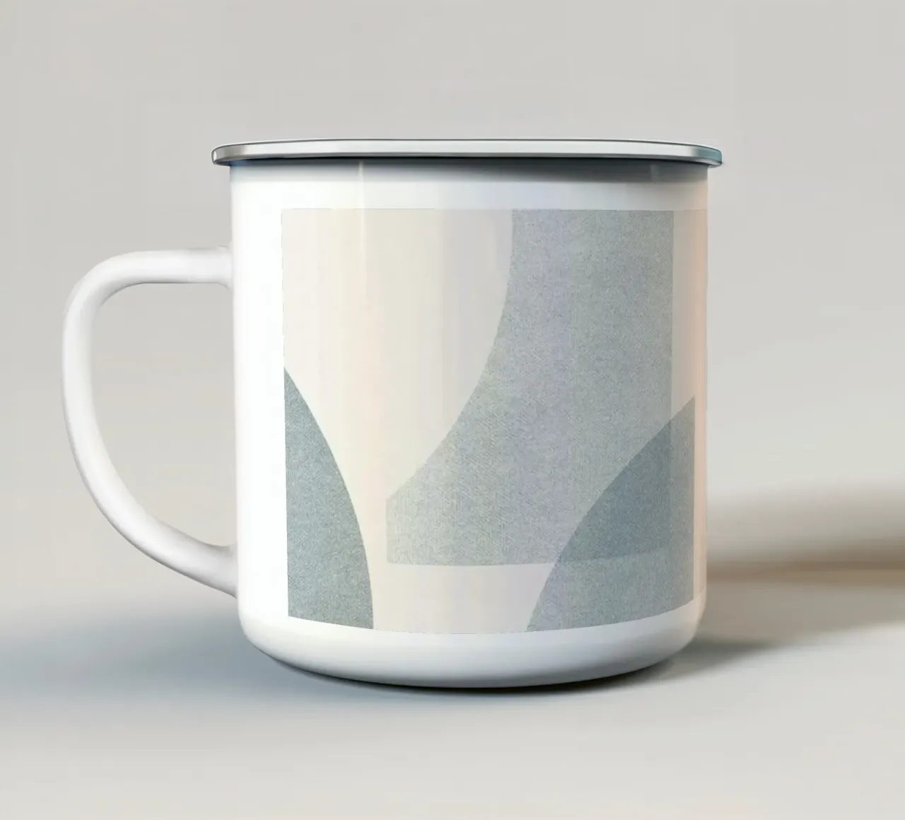 Geometrica Blue tazza in smalto da designdn