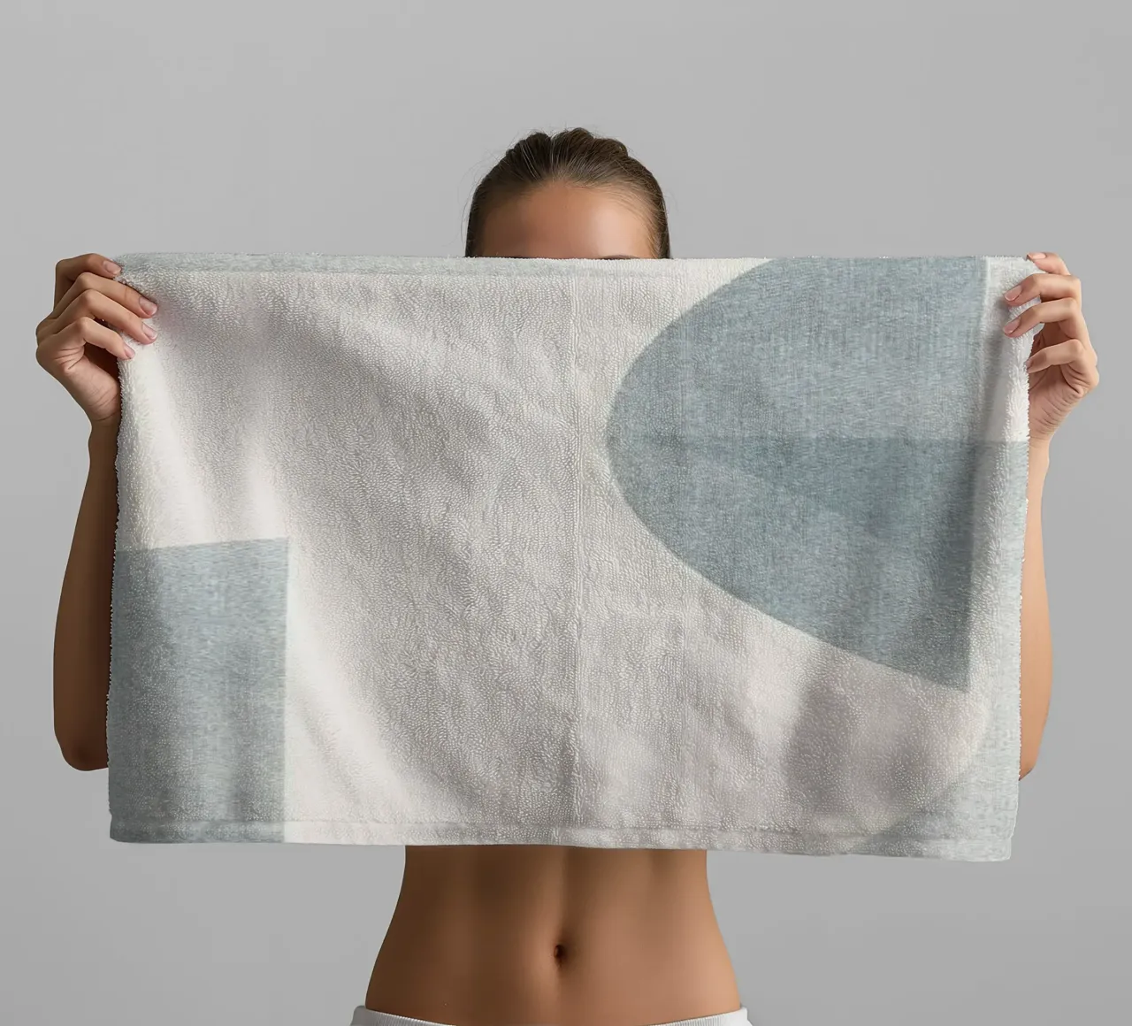 Geometrica Blue asciugamano da bagno da designdn