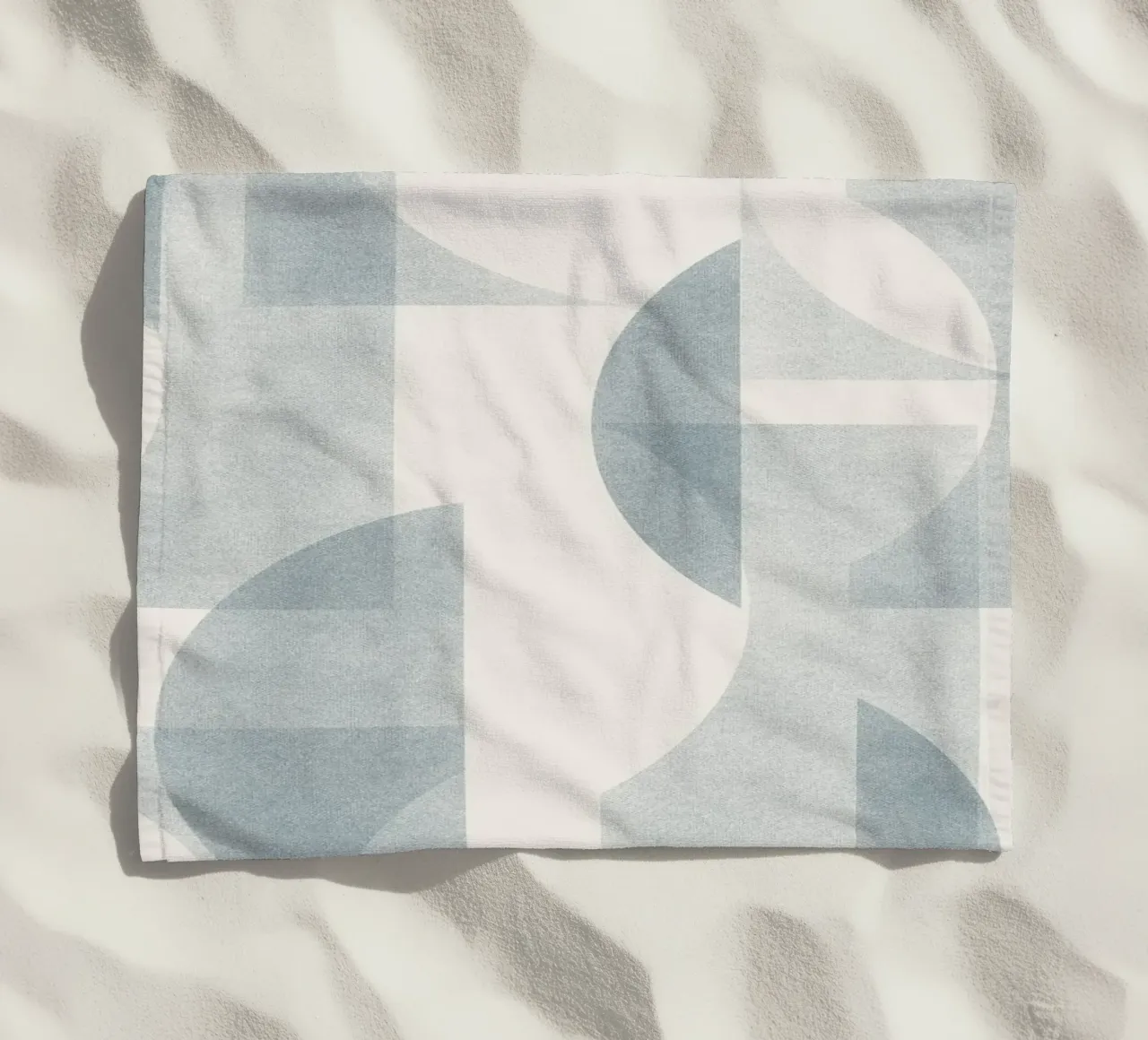 Geometrica Blue telo mare da designdn