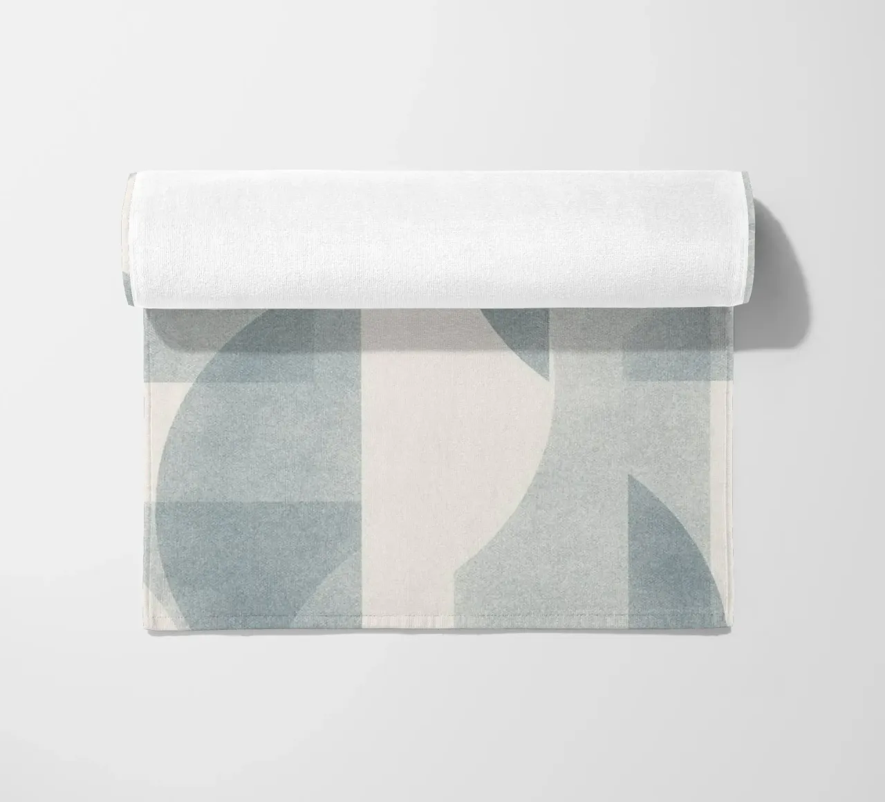 Geometrica Blue telo mare da designdn