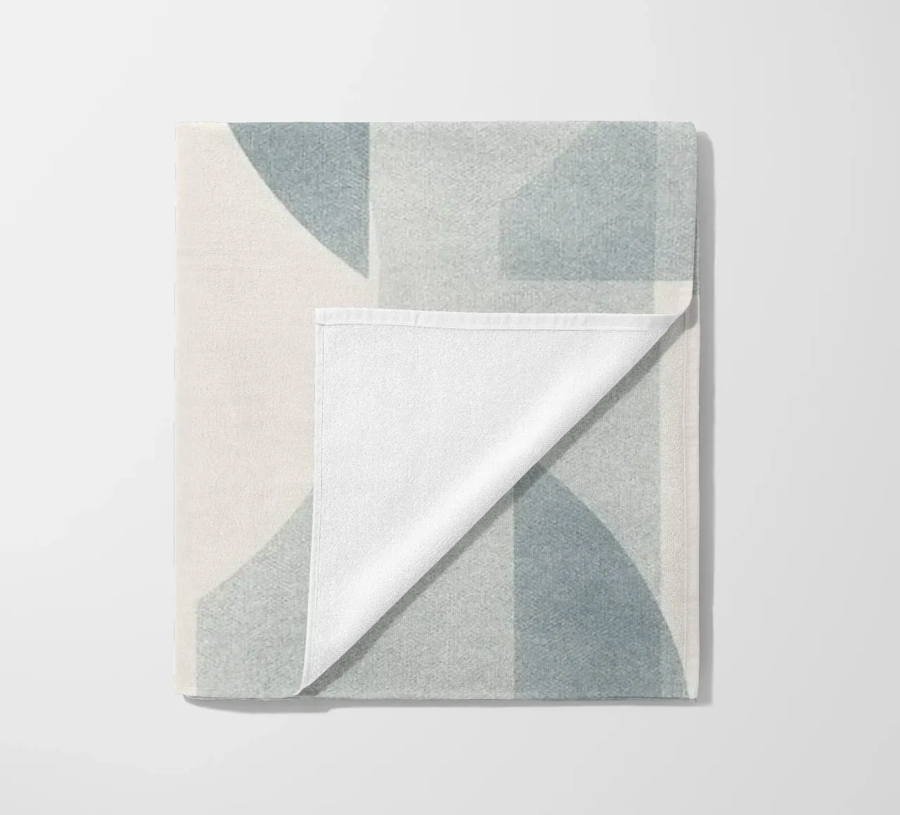 Geometrica Blue telo mare da designdn