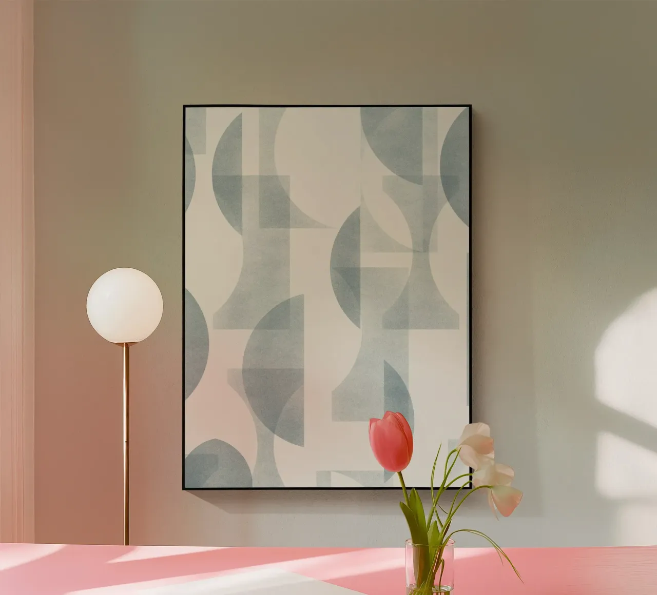 Geometrica Blue plexiglass da DesigndN