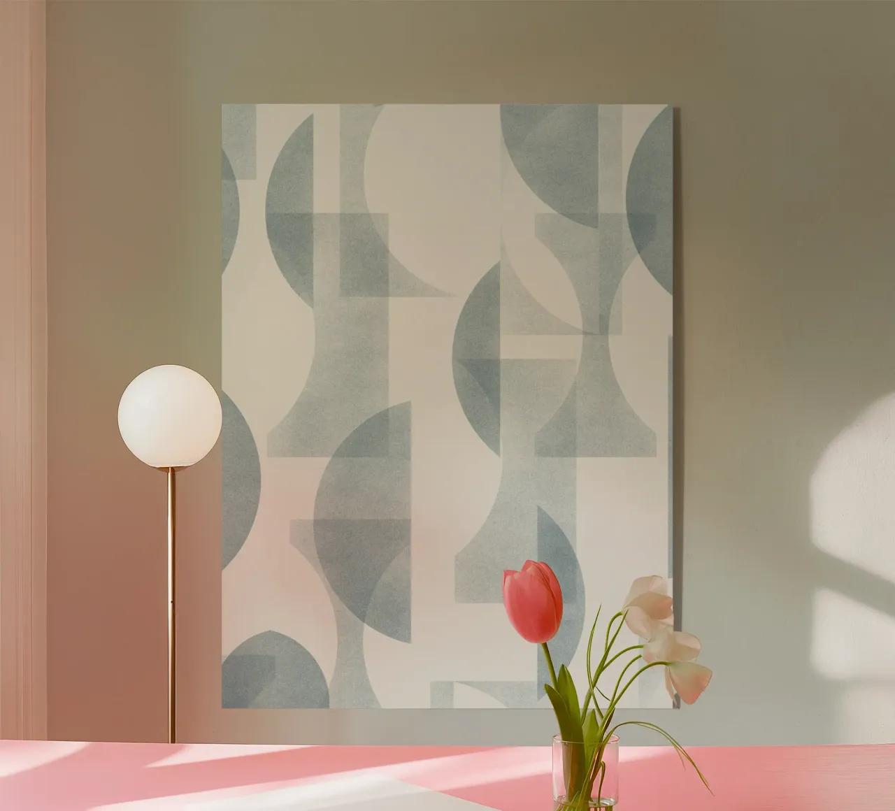 Geometrica Blue plexiglass da DesigndN