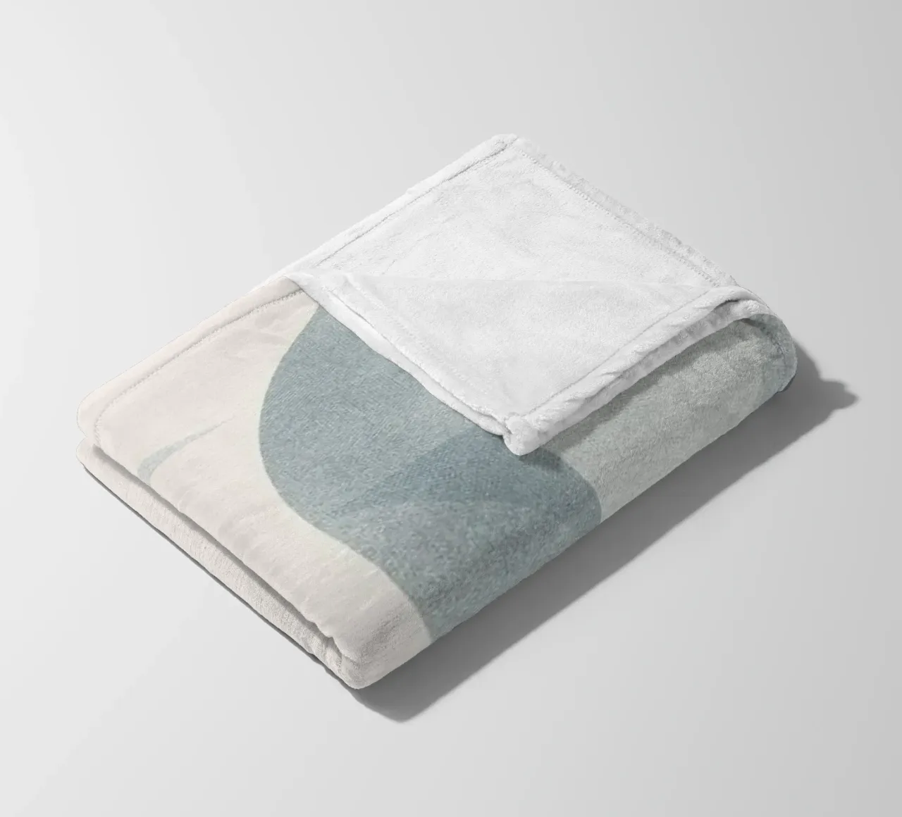 Geometrica Blue coperta in pile da designdn