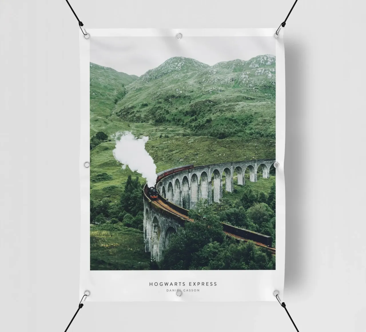 Treno magico telo in pvc da Isaac Murray