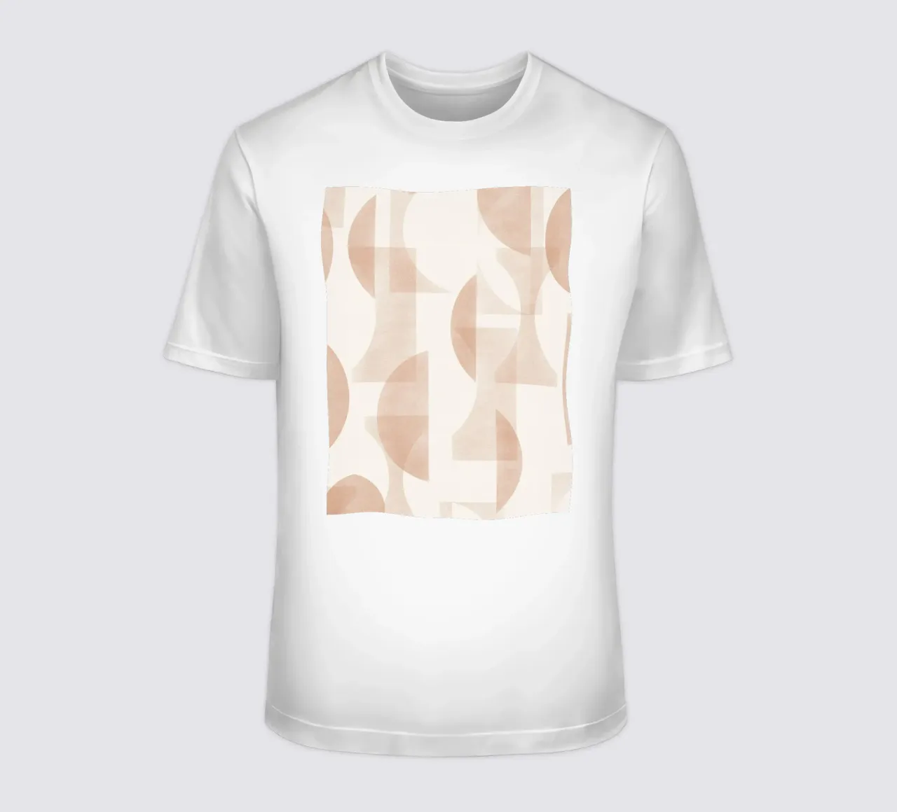 Geometrica Caramel t-shirt da DesigndN